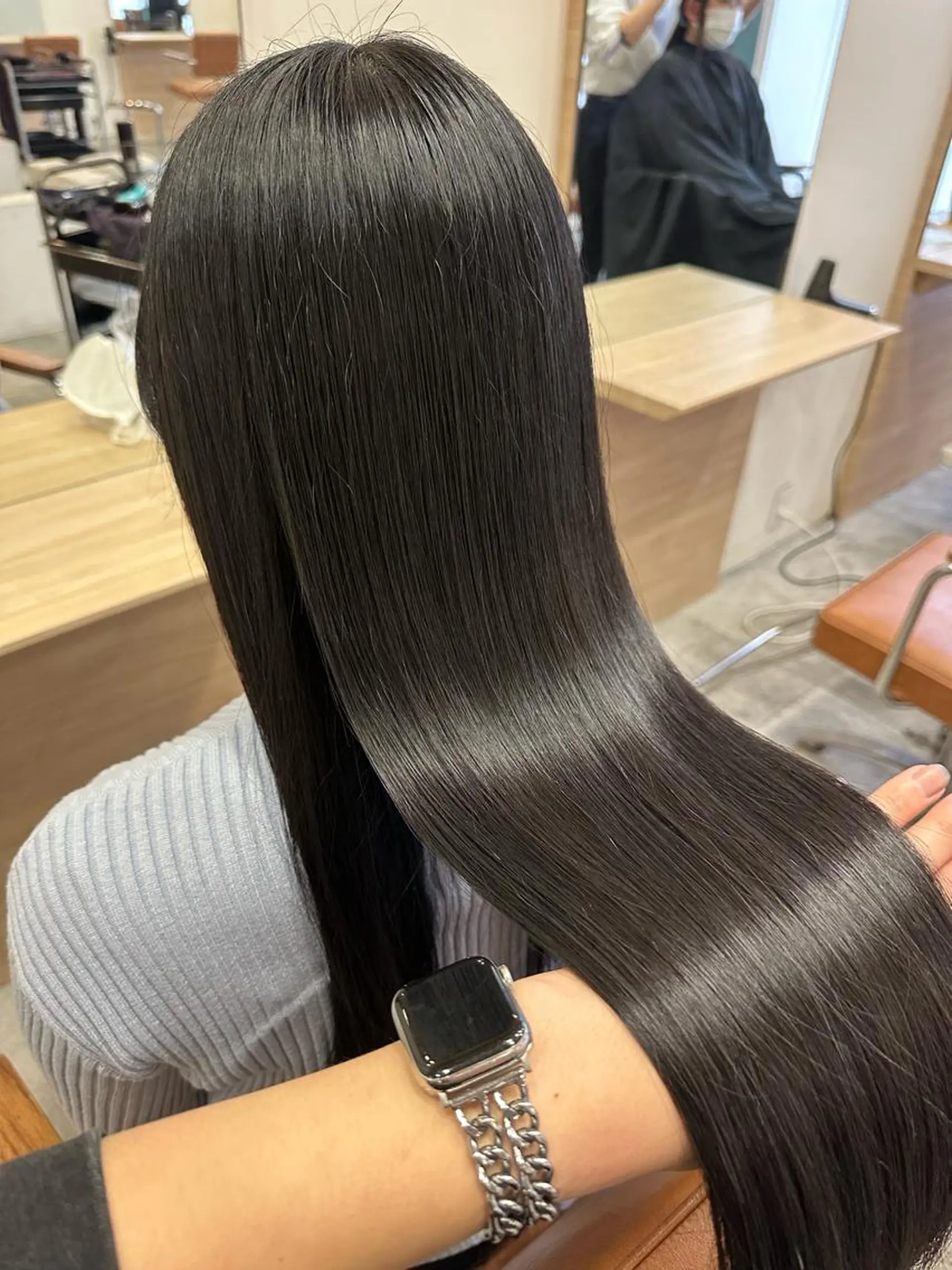 ロング カラー アッシュ ベージュカラー ブリーチ ブラウンカラー ケアブリーチ 👑髪質改善の匠👑 サンジョウ ユウキのヘアスタイル