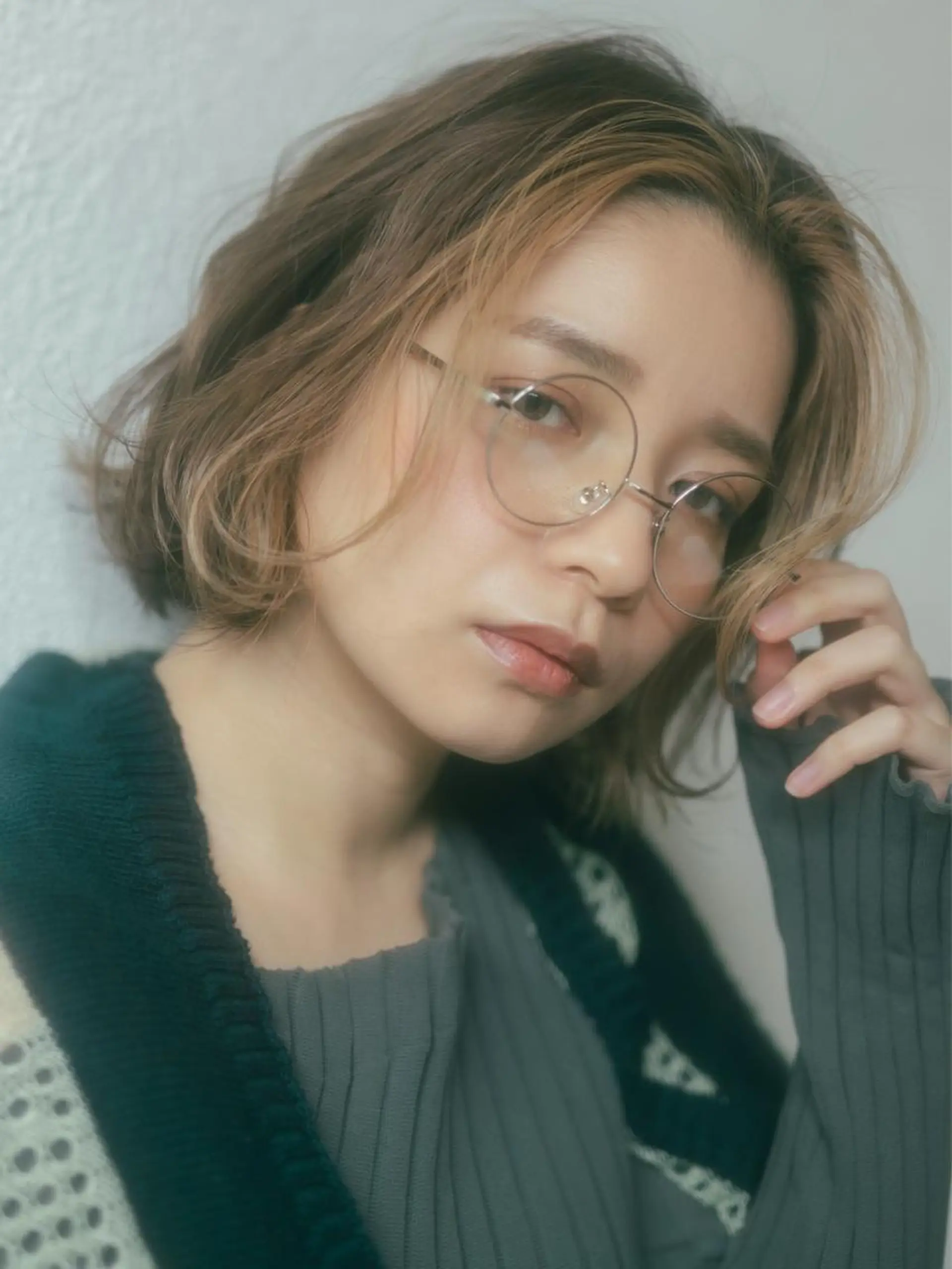 ミディアム 🎀ハイトーン/レイ ヤー/Reina🎀のヘアスタイル