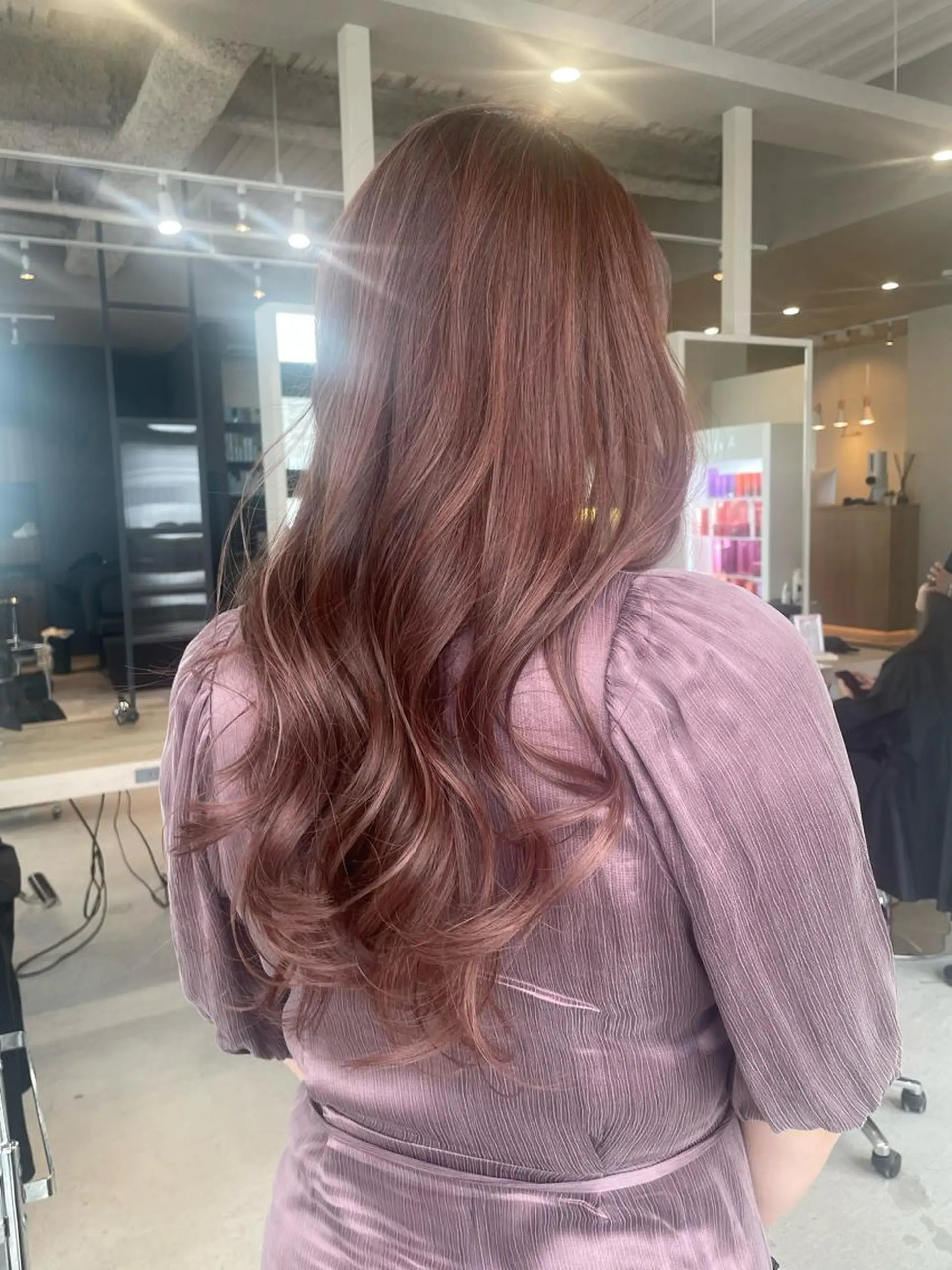 ロング カラー ピンクカラー LUDIQUE【ルディック】所属・AKI ✄のヘアスタイル