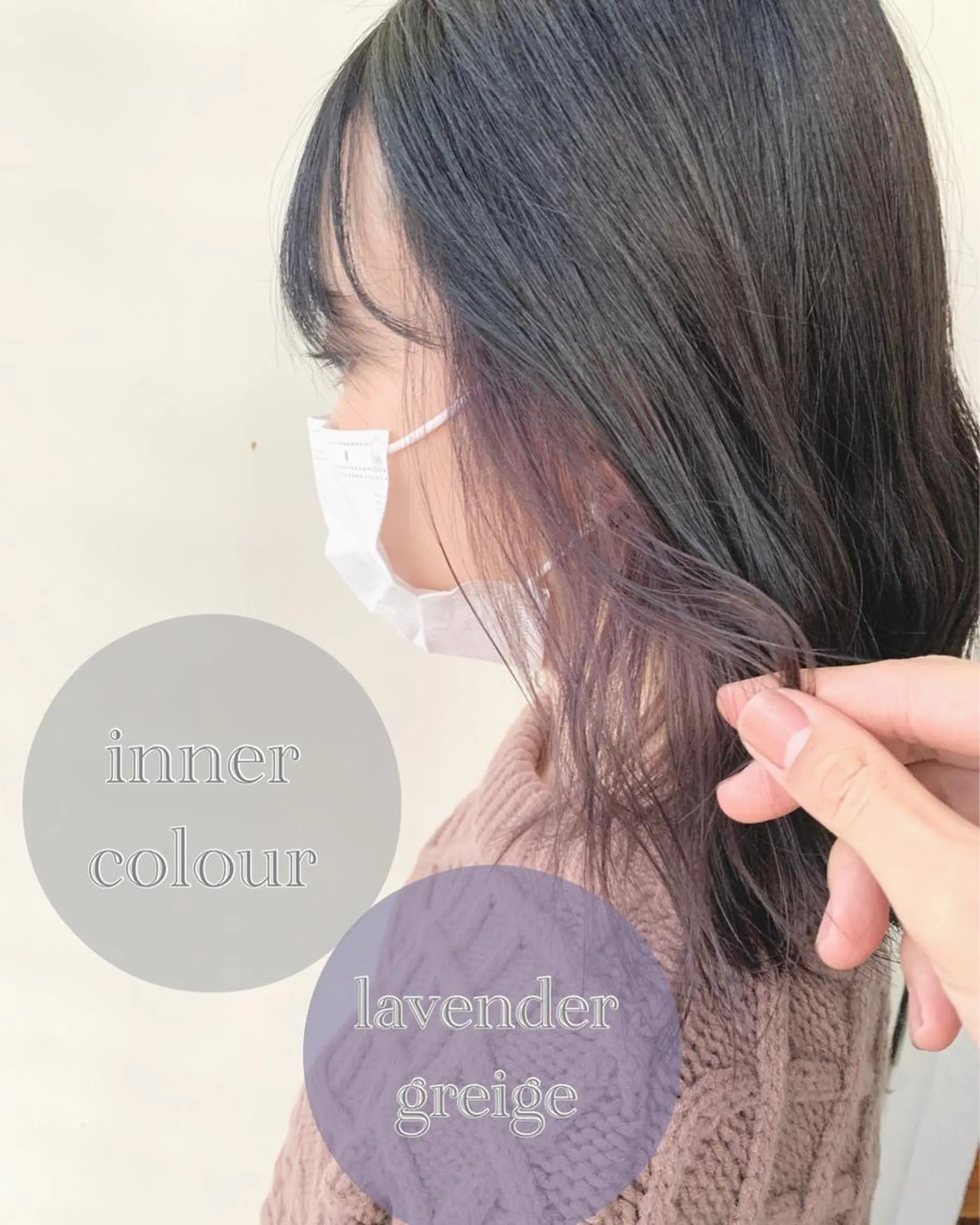 ミディアム カラー ヘアアレンジ ミディアムパーマ アディクシーカラー アッシュ アッシュグレー アッシュグレージュ ヘアカラー Zina福岡天神店 艶髪/レイヤー/小顔のヘアスタイル