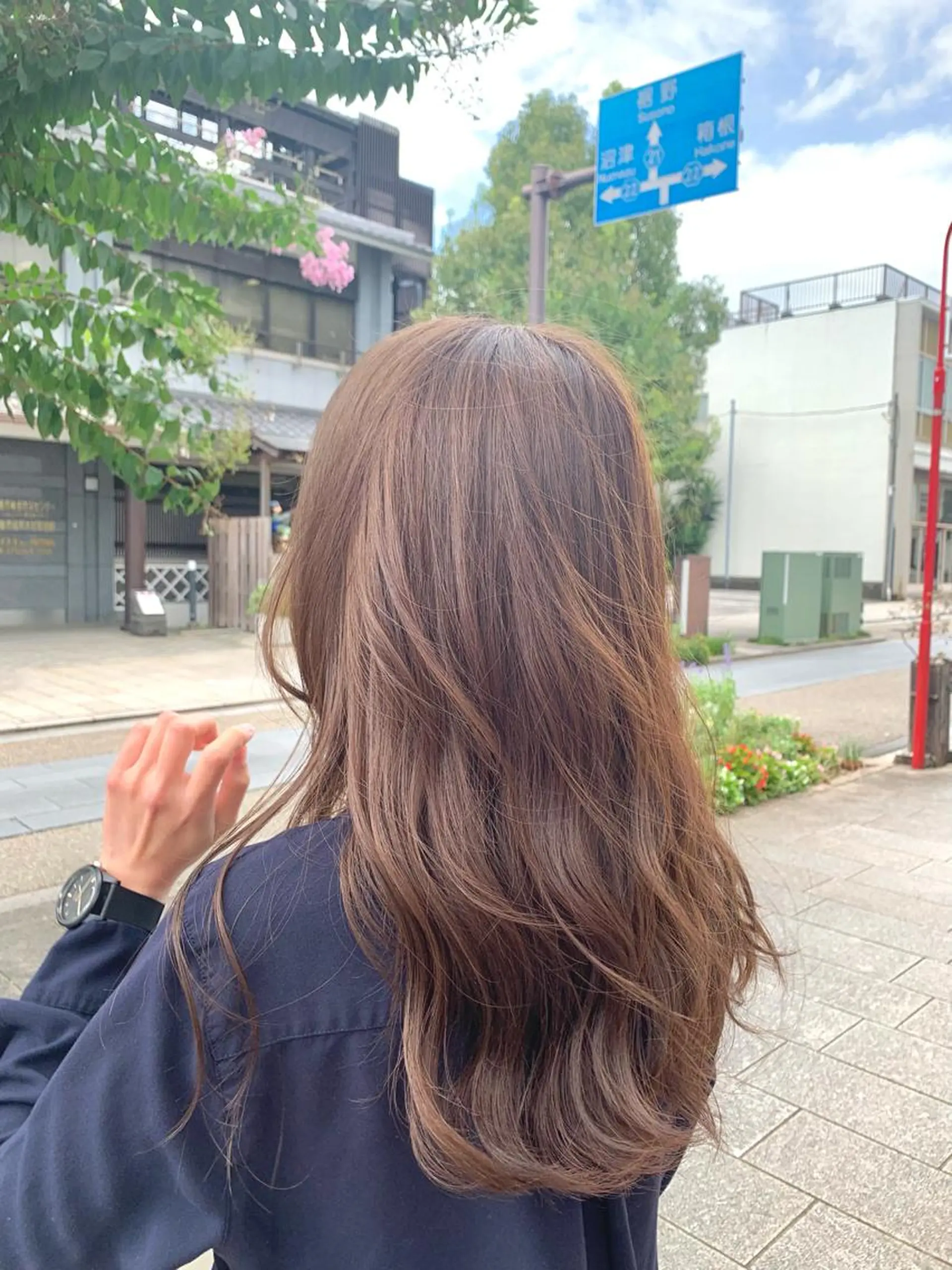 セミロング カラー Lunapiena所属・Lunapiena 🫧ナナのヘアスタイル
