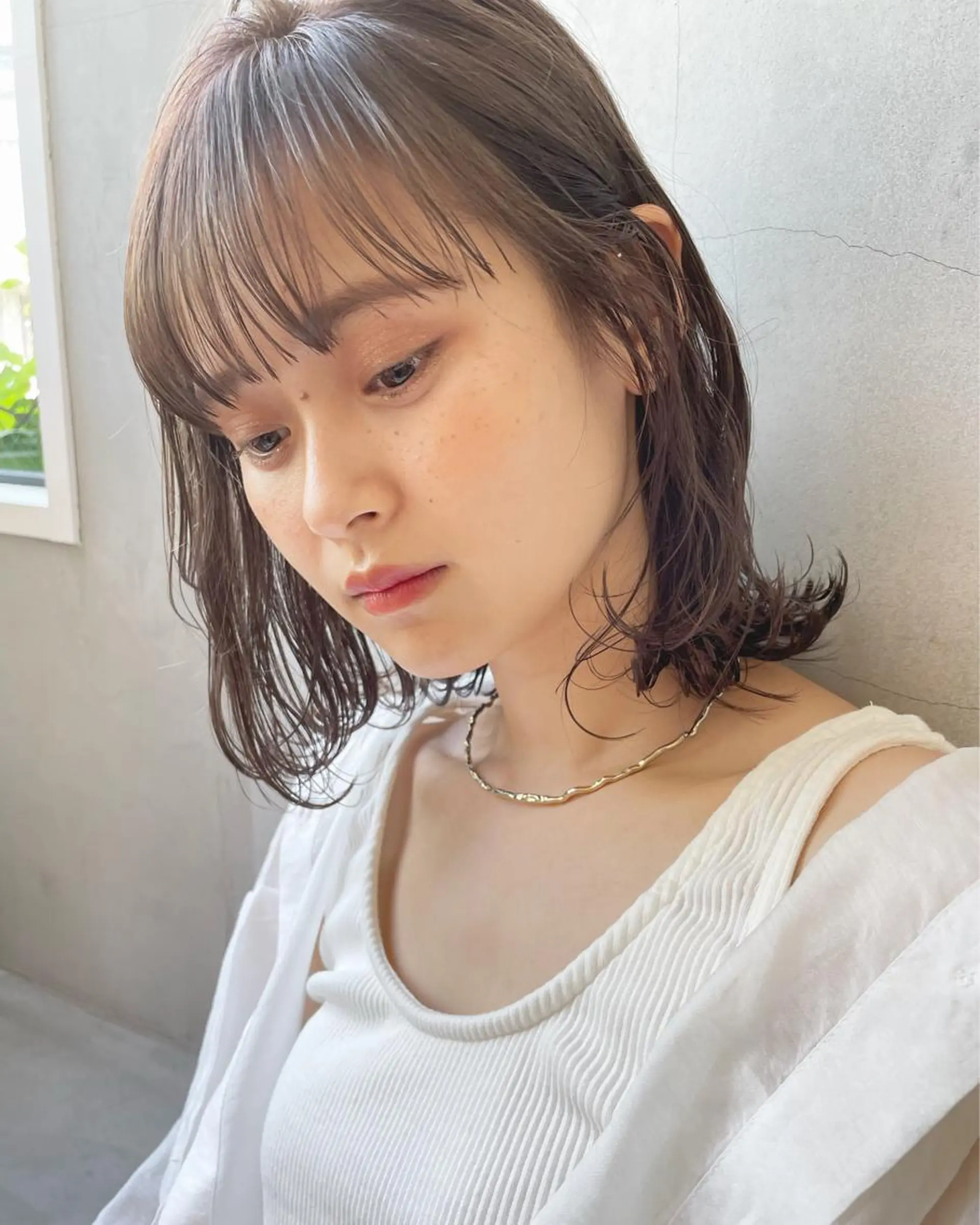 ミディアム カラー 🫧透明感ヘア🫧 🧸竹花　彩希🧸のヘアスタイル