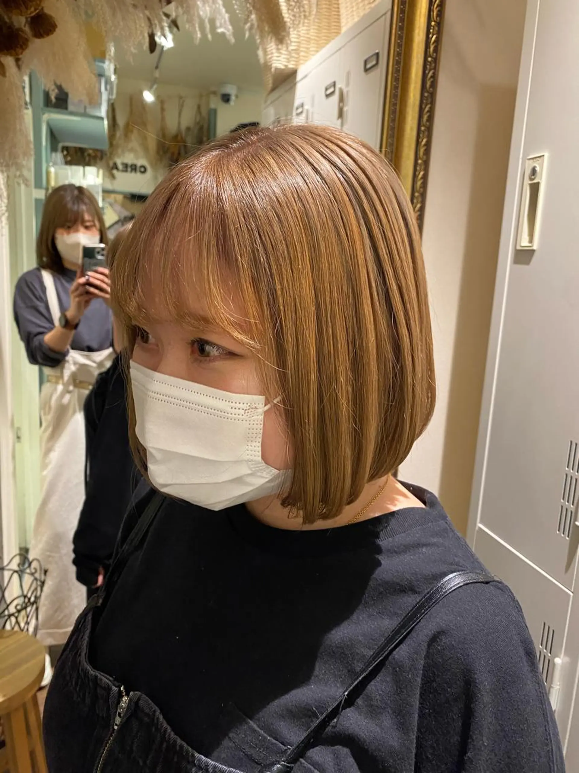 カラー カット 縮毛矯正 透明感カラー/韓国 ヘア🩶yuri🩵のヘアスタイル