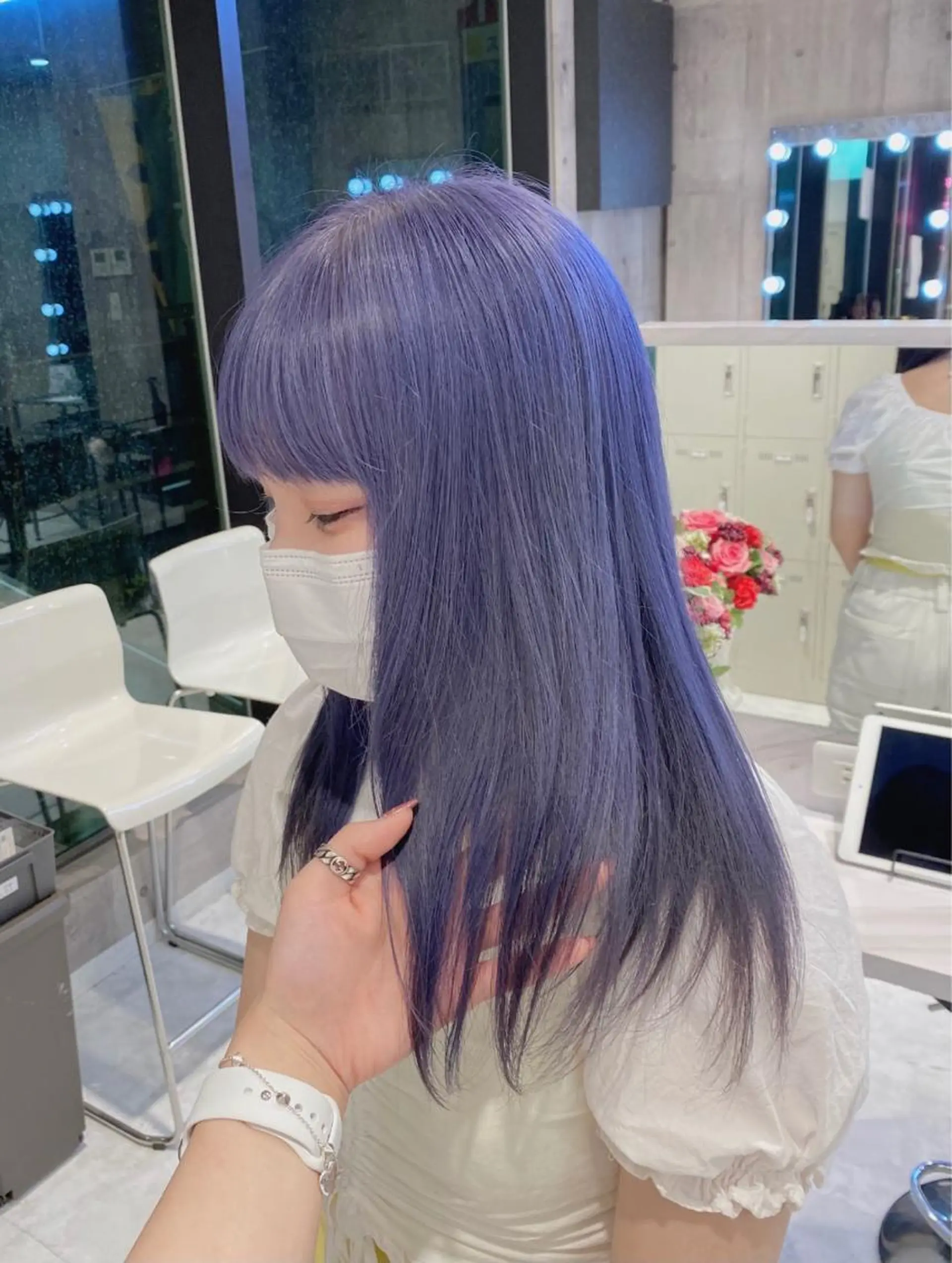 ミディアム 💛ムラ修正ブリーチ 💛YUUのヘアスタイル