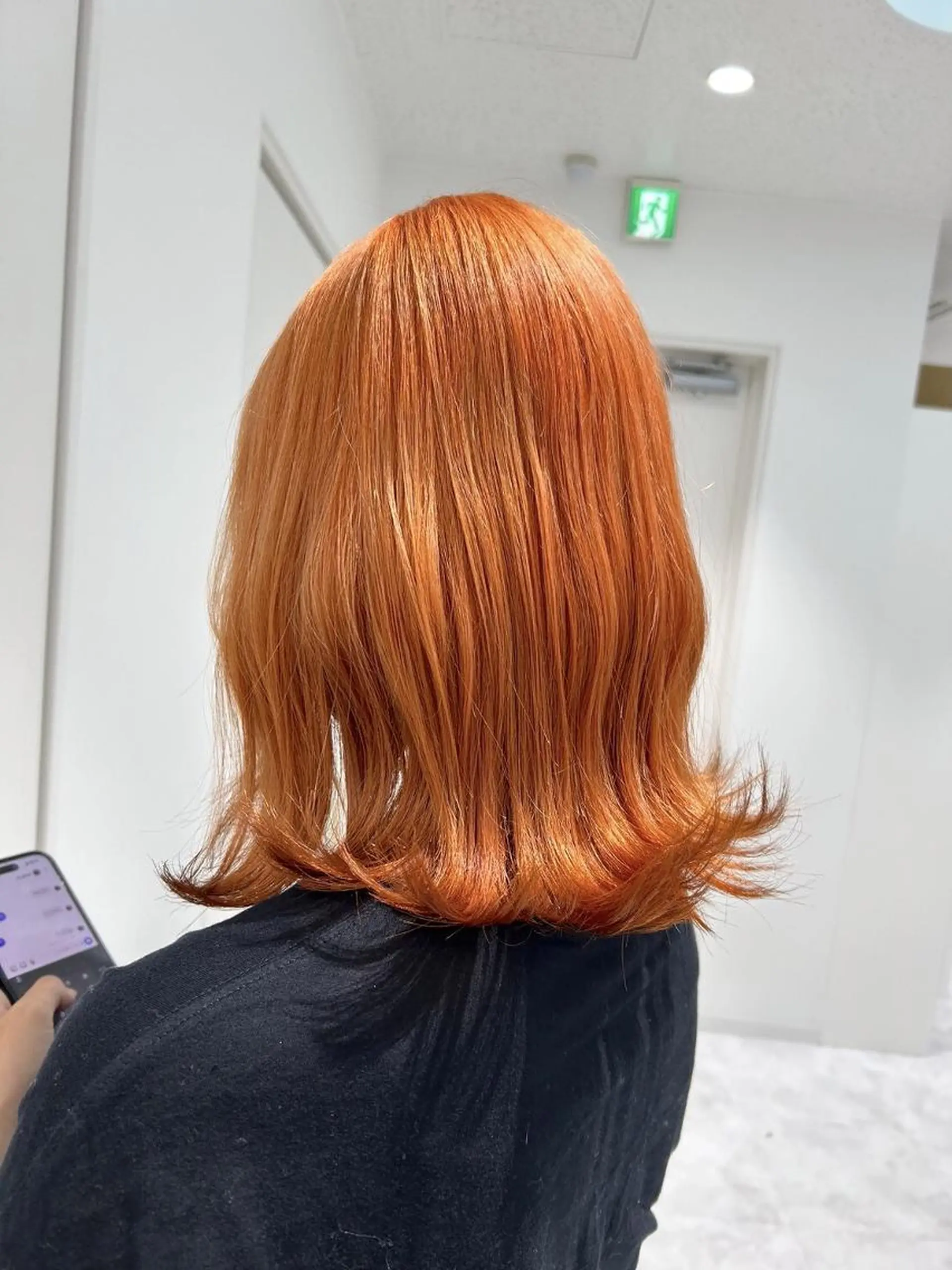 セミロング カラー ヘアカラー トリートメント ヘッドスパ ヘアセット 🍒透明感カラー🌨 🥕ハイトーンカラーのヘアスタイル