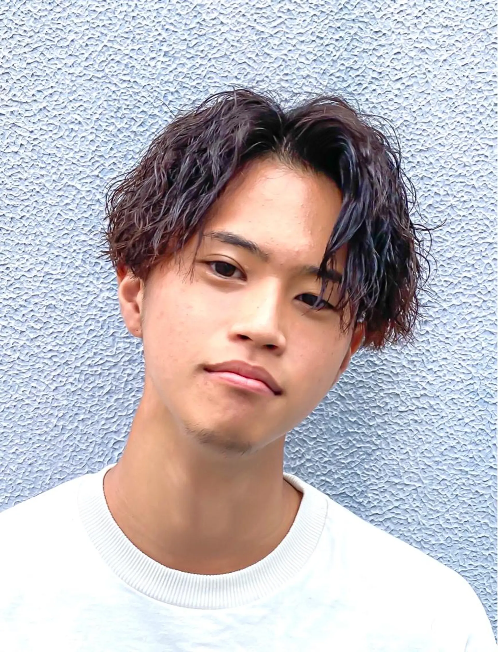 ショート カラー パーマ メンズ MENS  FEEL南森町所属・佐藤 達郎のヘアスタイル