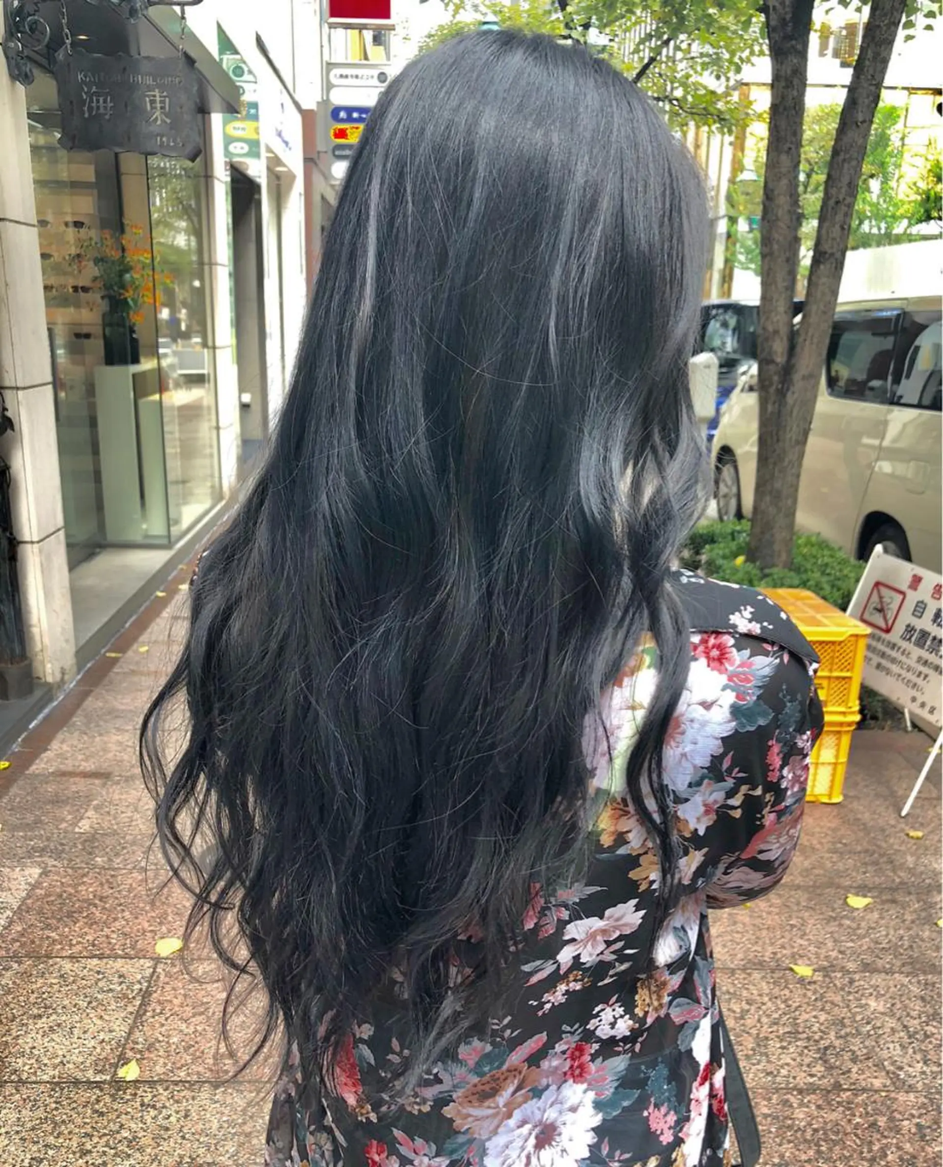 ロング ハイライト レイヤーカット salowin 原宿 aroa所属・韓国／ハッシュカット ／透明感カラー／金野のヘアスタイル