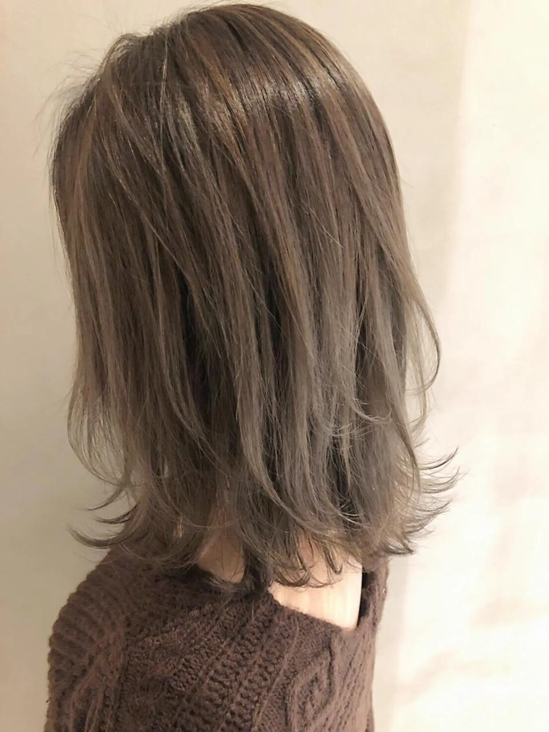 ミディアム ミディアムパーマ アッシュ ボブ エクステ 外国人風カラー reverie【レヴリー】所属・夜23時まで予約🉑 reverieあきらのその他イメージ