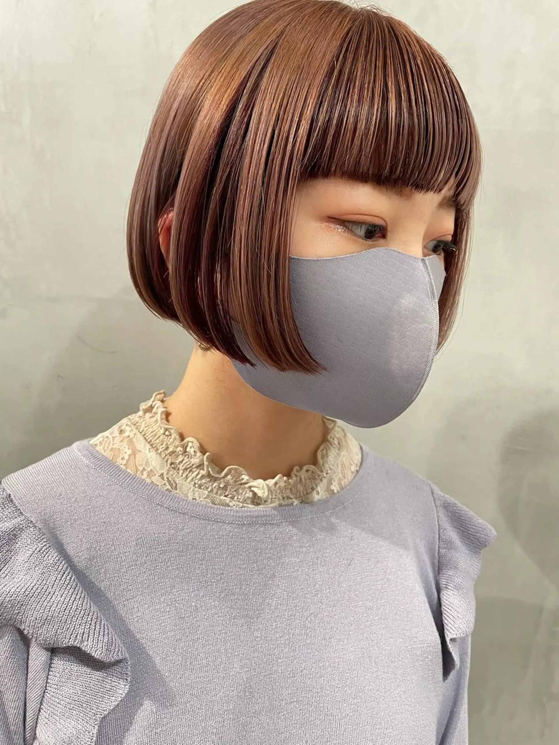 ショート カラー ヘアカラー 優 作のヘアスタイル
