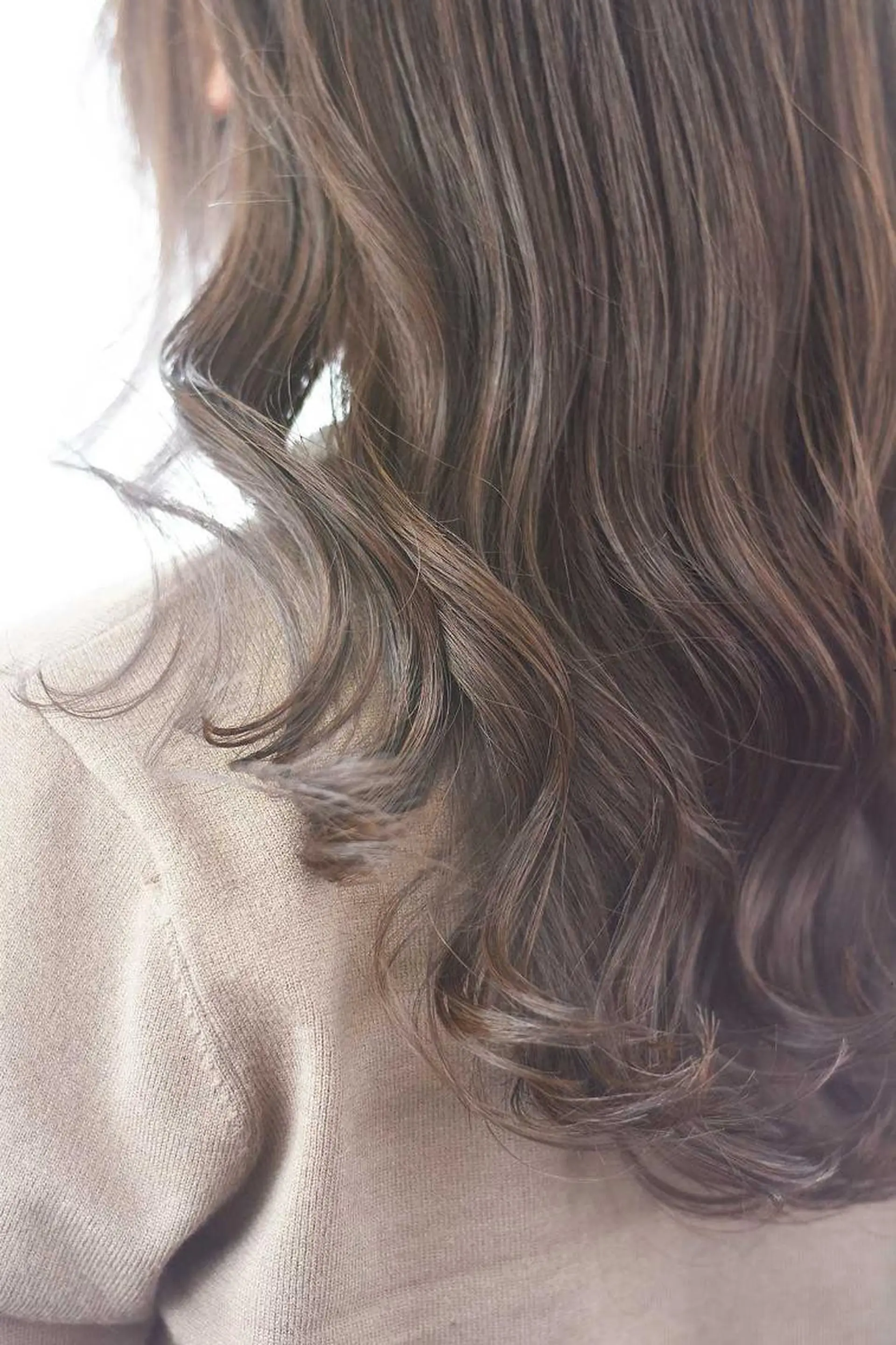 セミロング ヘアカラー Hair Salon Atem☀️上安店のヘアスタイル