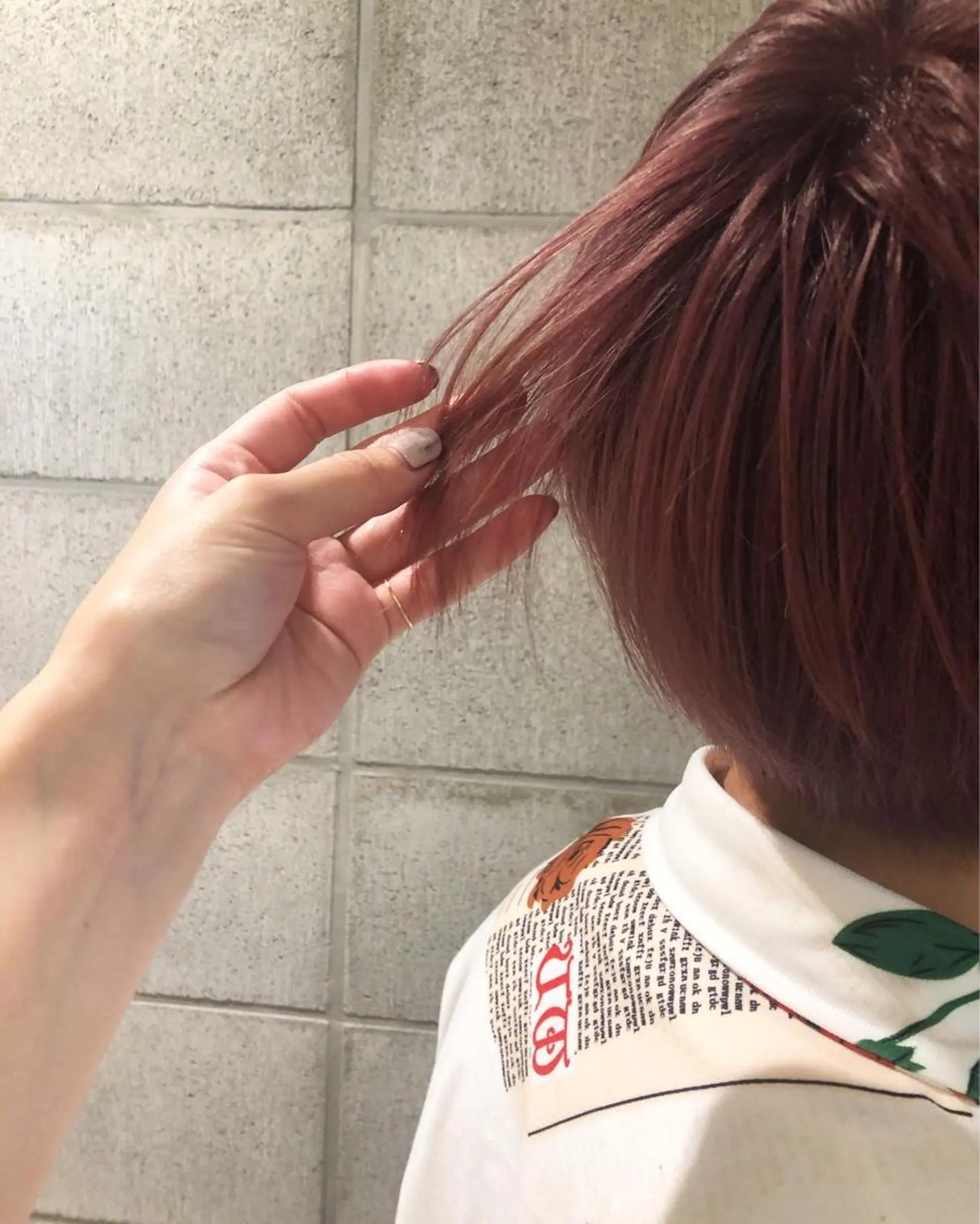 ショート カラー ブリーチ カット ヘアカラー トリートメント ボブ/ミニボブ/ 立河今日子のヘアスタイル