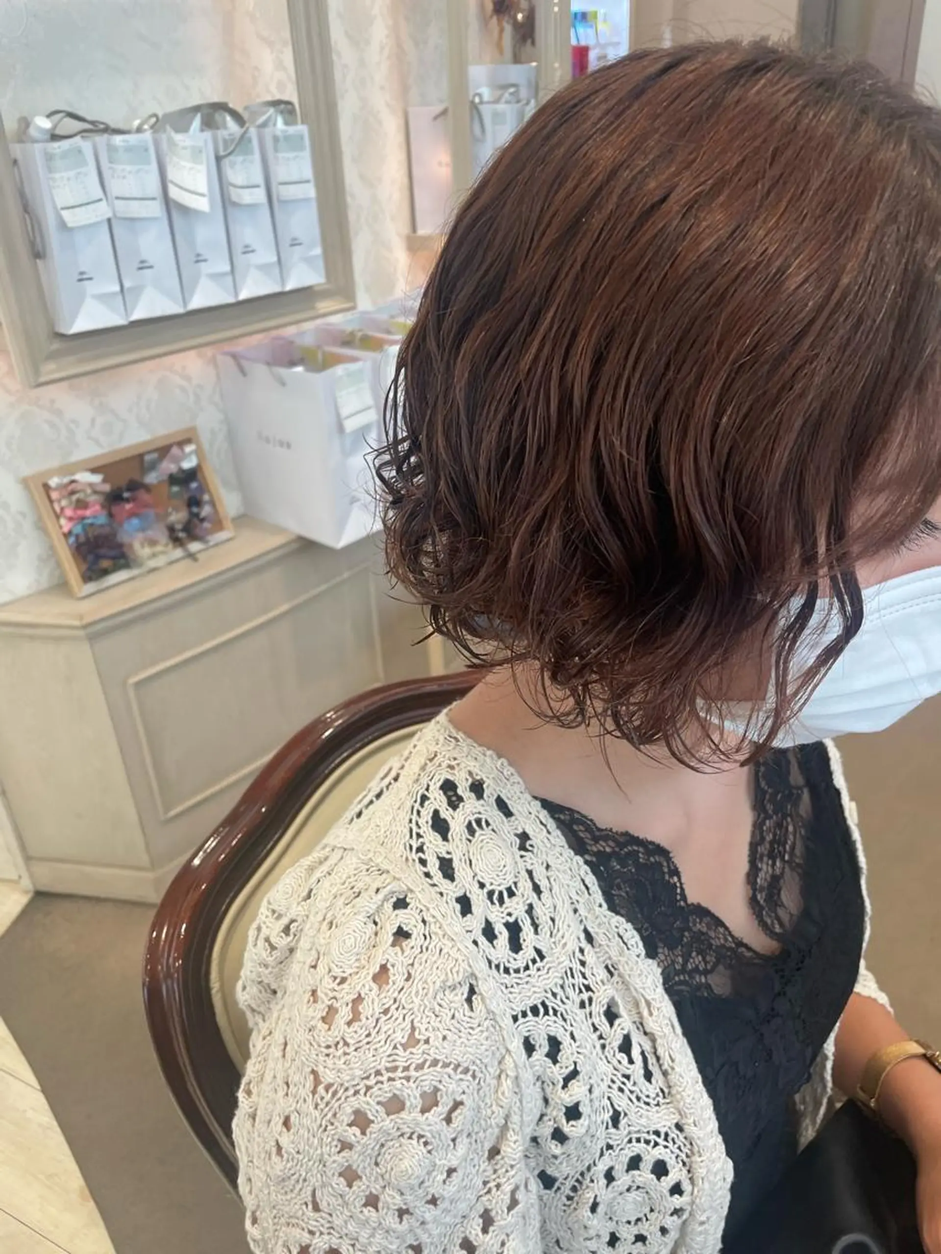 ショート パーマ パーマ 🍪ﾖｼｲﾊﾙﾈ🍪 ﾗﾍﾞﾝﾀﾞｰｶﾗｰのヘアスタイル