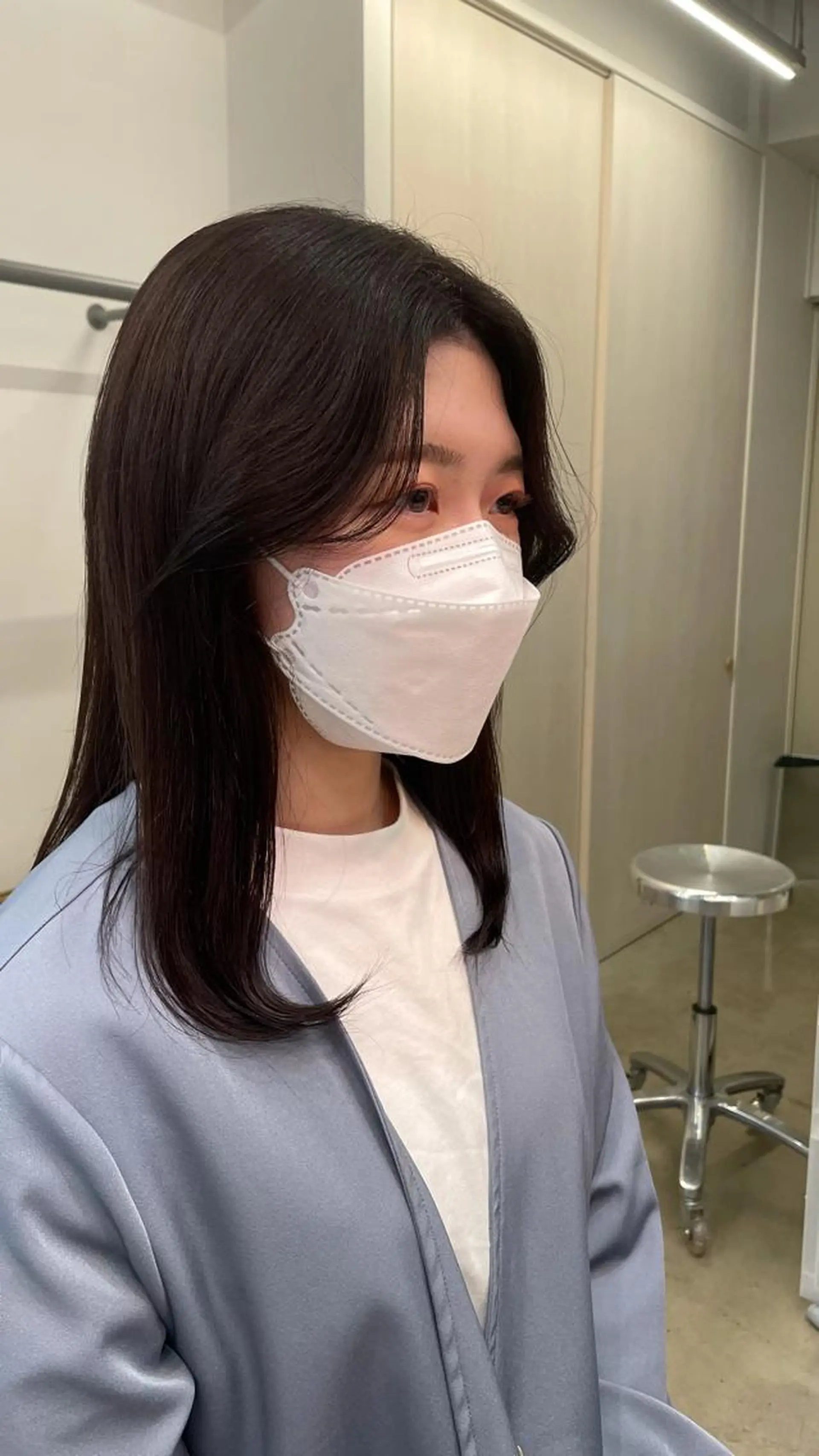 セミロング パープルカラー 🦭髪質改善/メンズ /佐藤あいら🧳👔のヘアスタイル