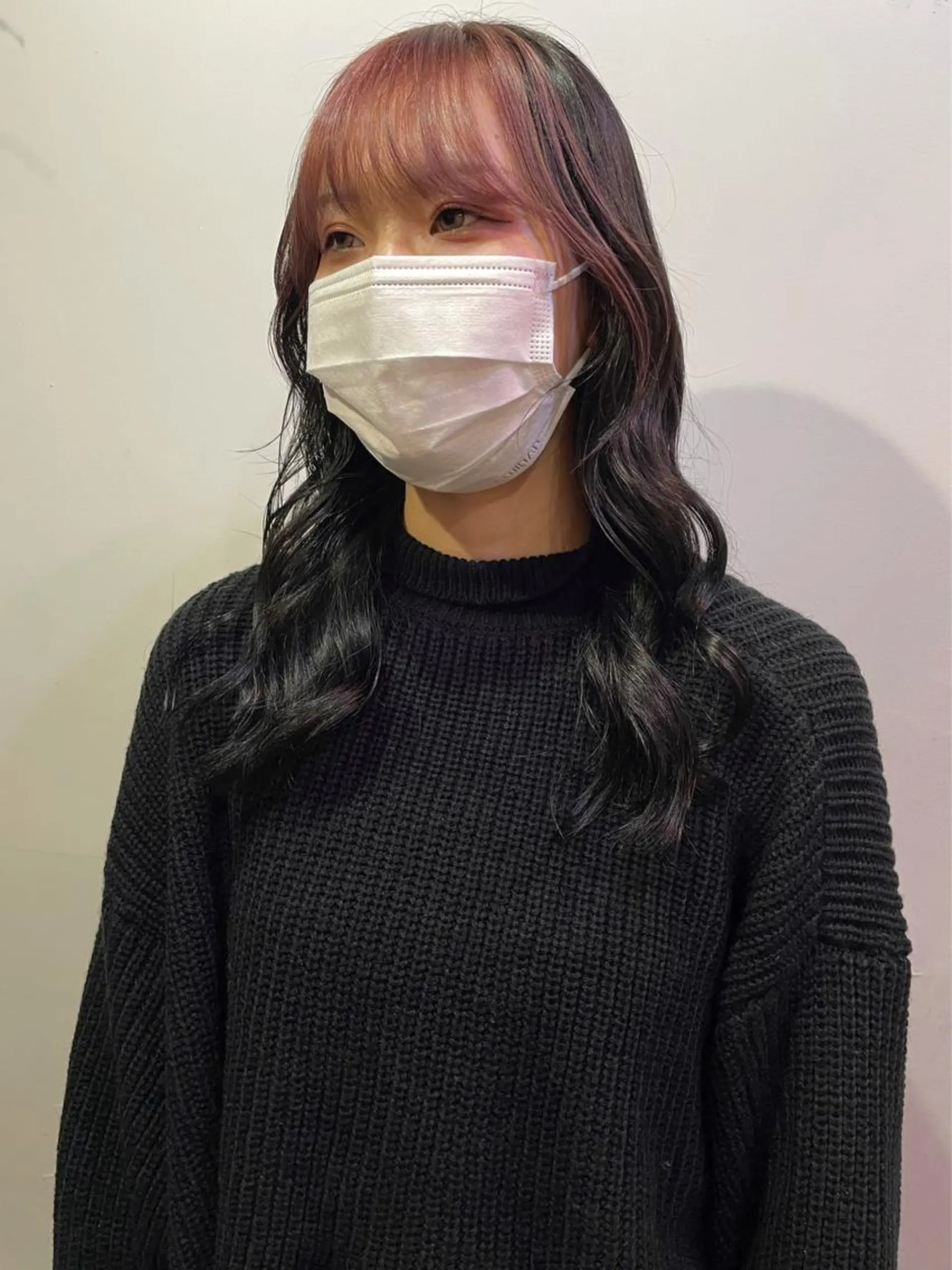 ロング カラー silo所属・silo MOKA 顔周りカット🦦のヘアスタイル