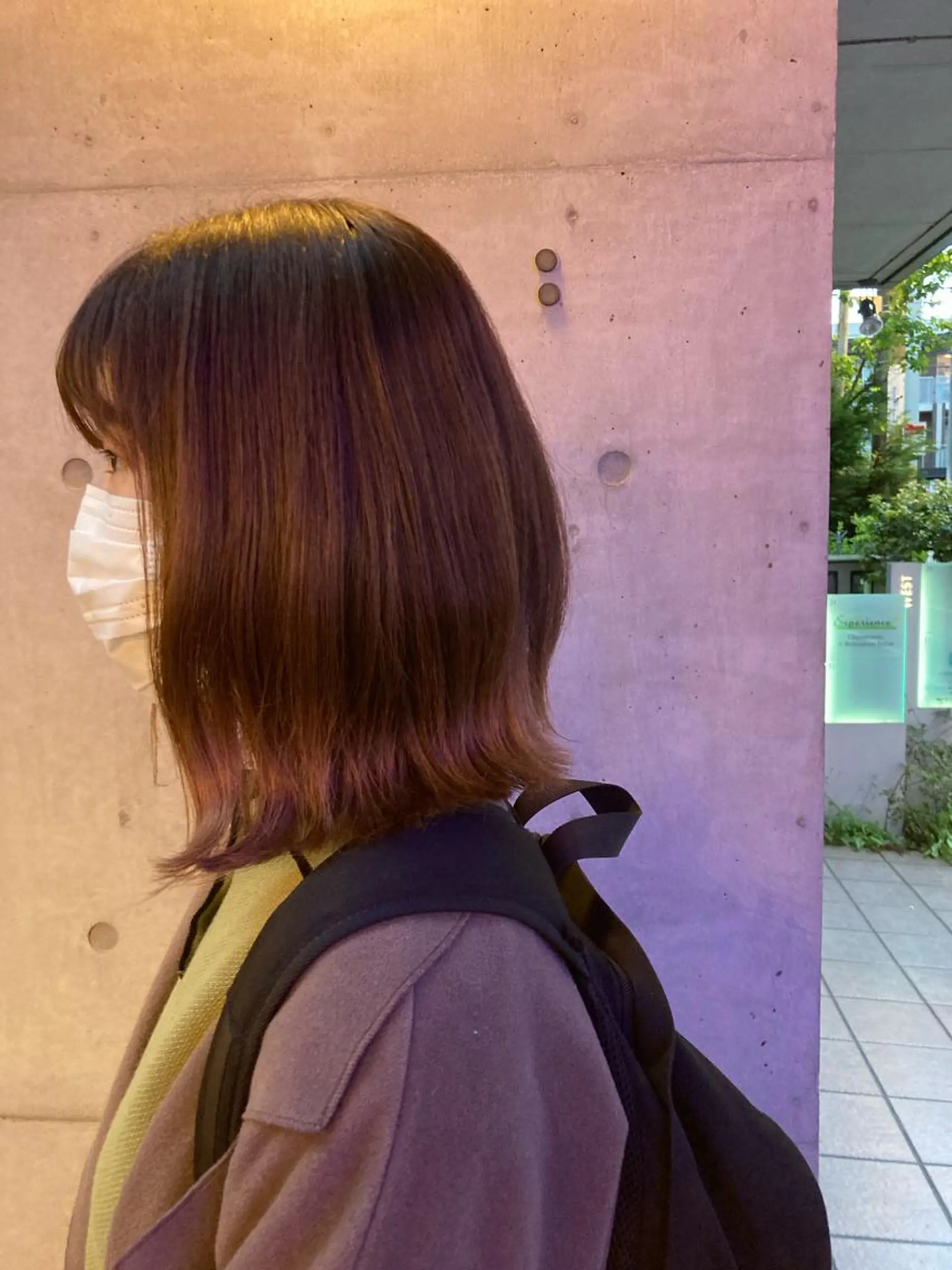 ミディアム ニュアンスカラー／ 久住綾香のヘアスタイル