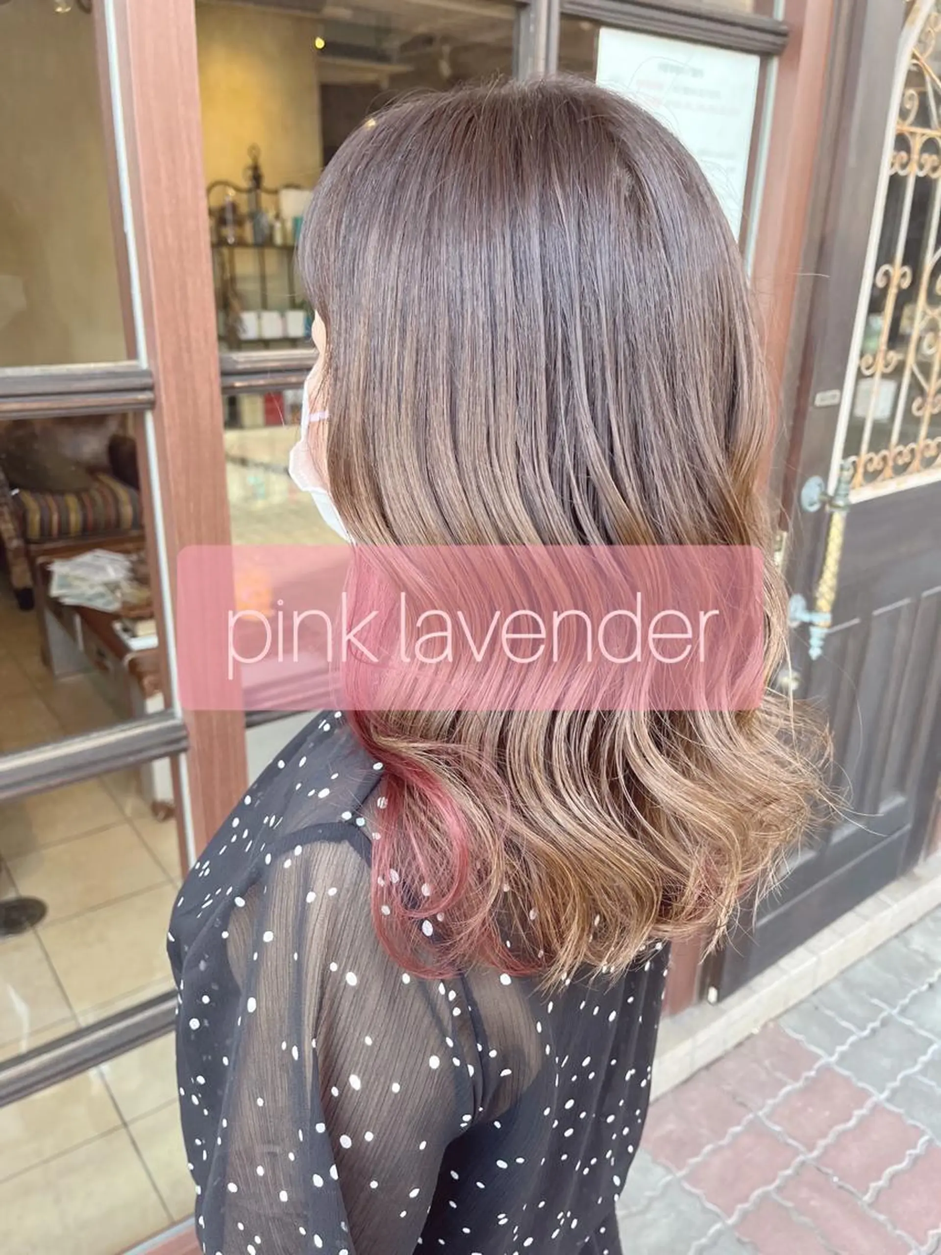 セミロング ヘアカラー 🧡ミルクティー/ レイヤー🧡ショウナのヘアスタイル