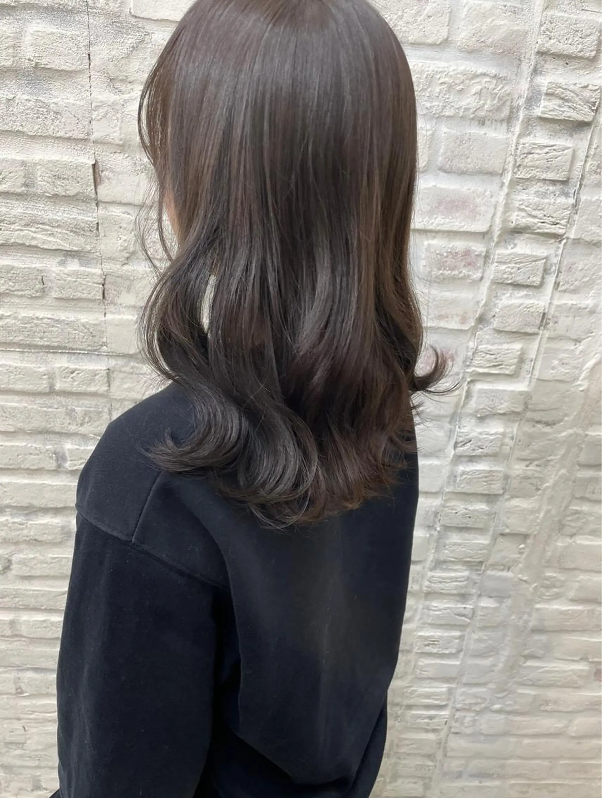 セミロング テラダ ユウシンのヘアスタイル