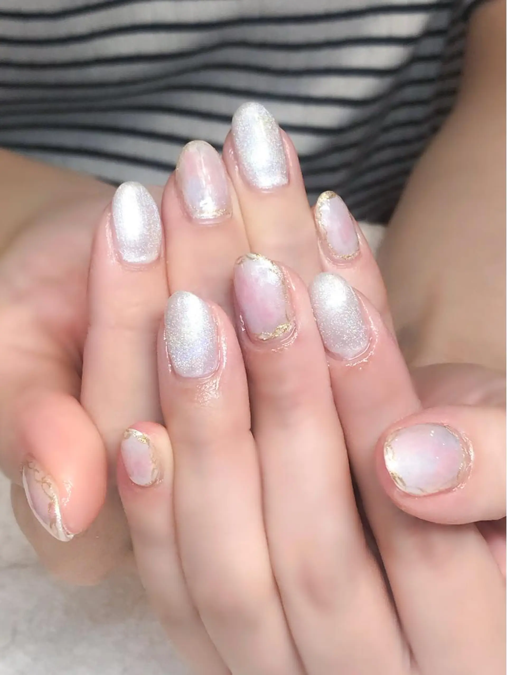 ネイル ジェルネイル オフィスネイル シンプルネイル 夏ネイル Nyanco Nailのネイルデザイン
