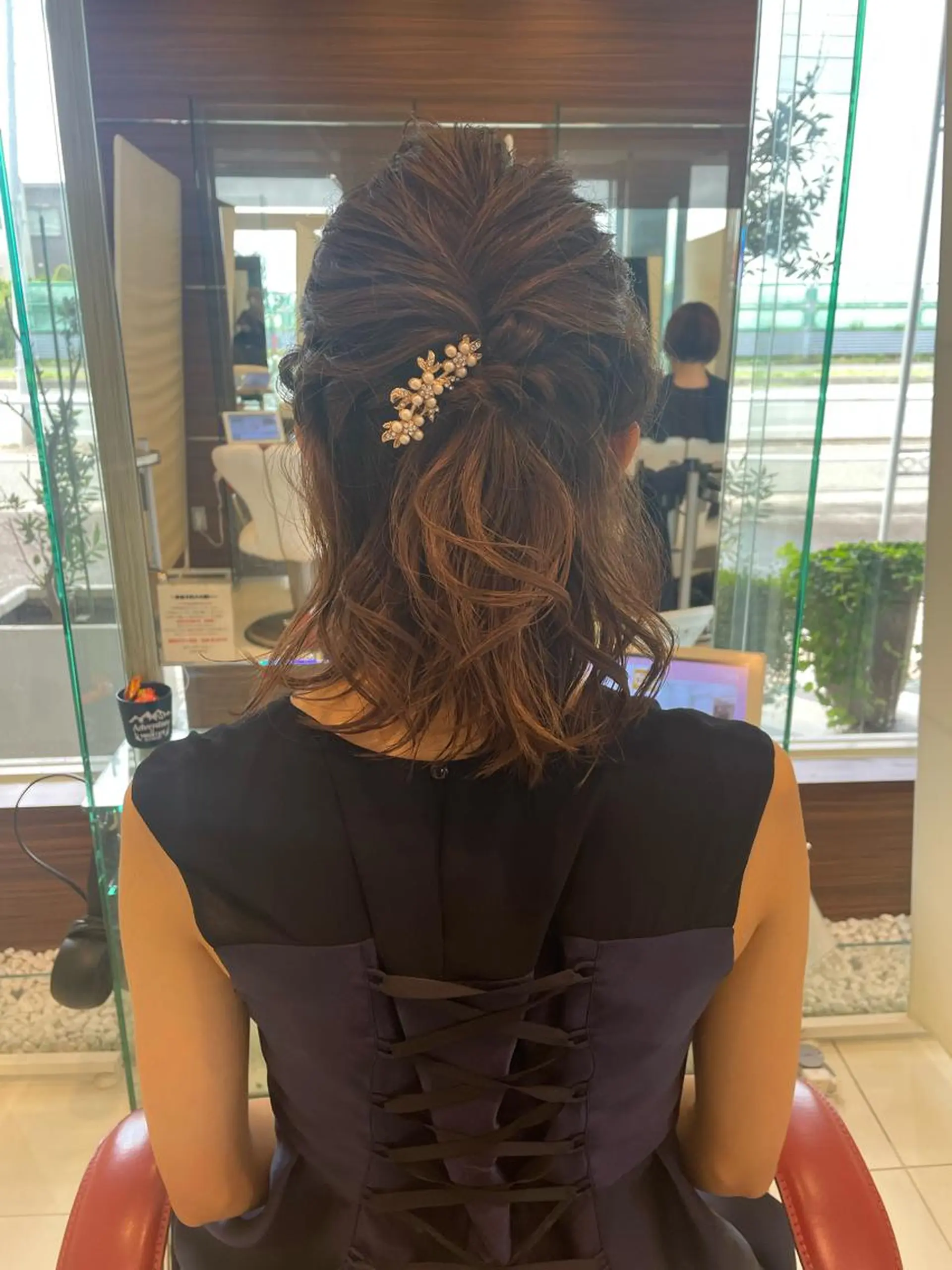 ヘアアレンジ ヘアセット 佐々木 麻純のヘアスタイル