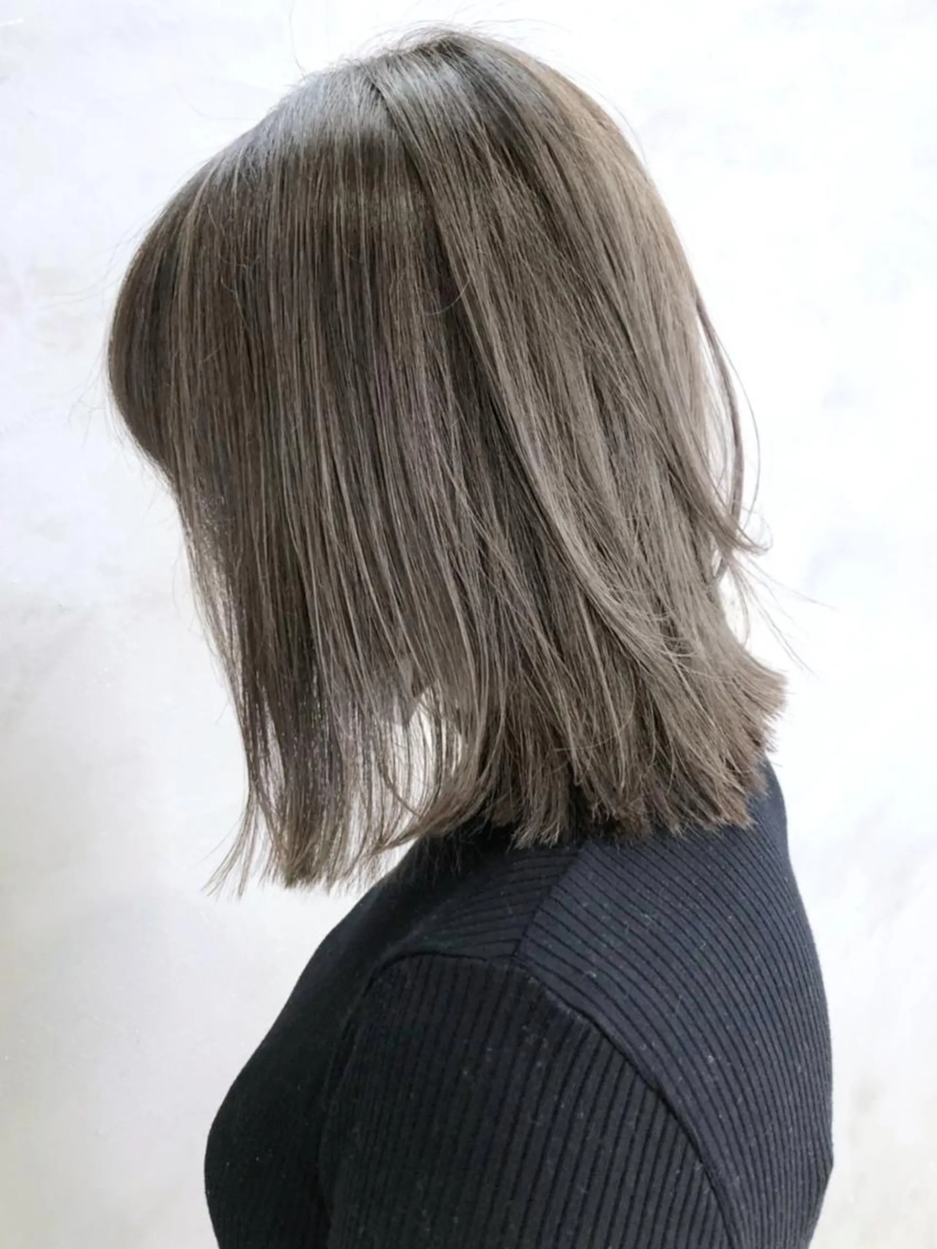 ミディアム カラー パーマ ヘアアレンジ ベージュカラー ITbyALBUM 八王子店のヘアスタイル