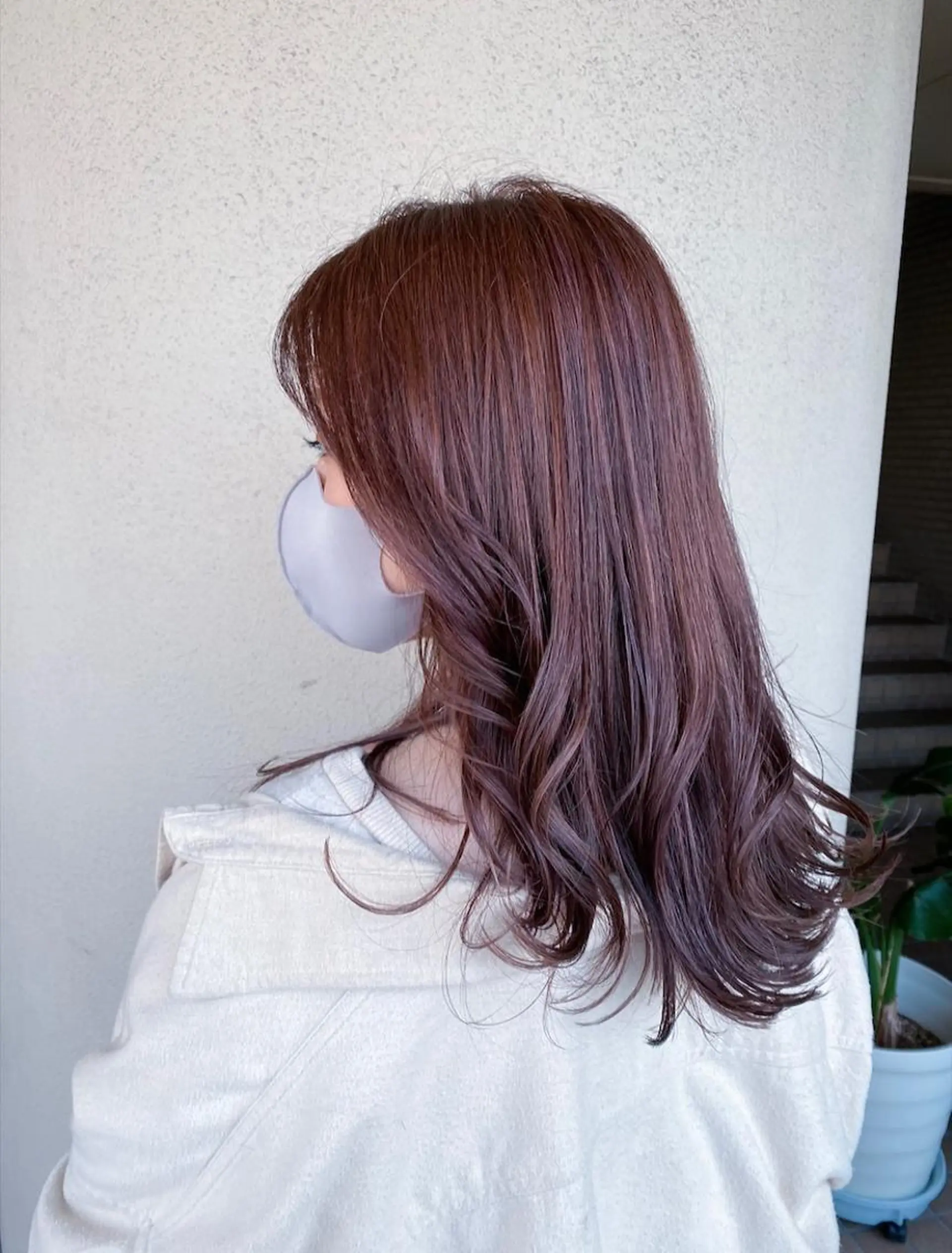 ロング カラー _WHITE+ 南海難波店所属・水素カラー/ 髪質改善水素/そらねのヘアスタイル