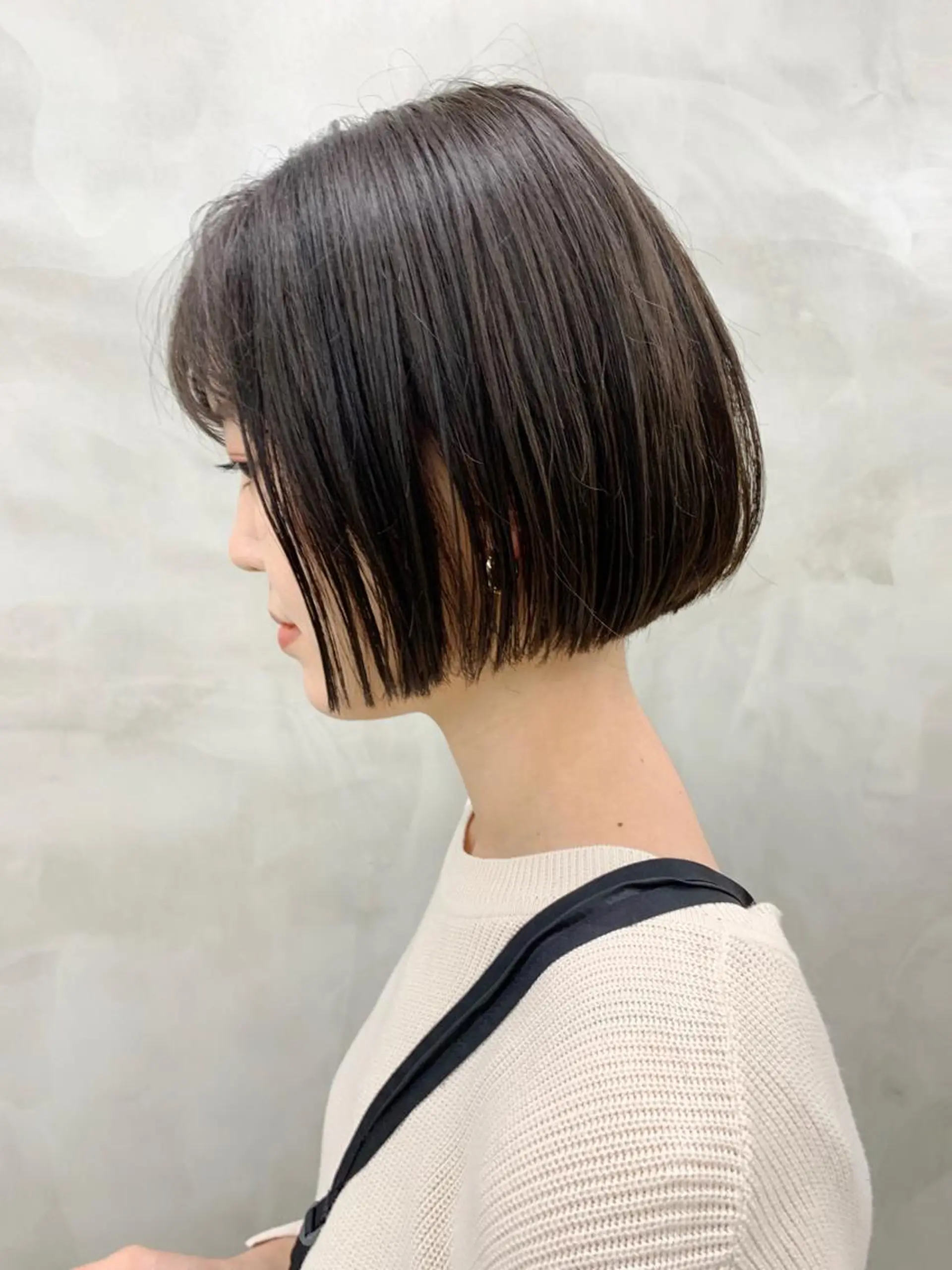 ショート 切りっぱなしボブ ボブ SEED&beauty byFLAT所属・ヘッドスパ (女性限定)🍋モエのヘアスタイル