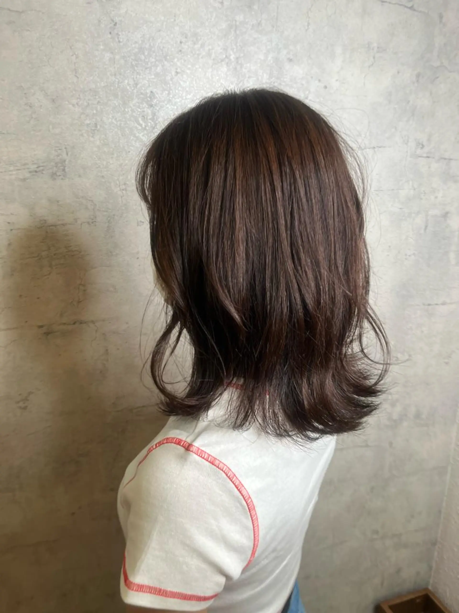 ミディアム カラー カット ヘアカラー トリートメント ハイーンカラー/外国 人風カラー/ミノリのヘアスタイル