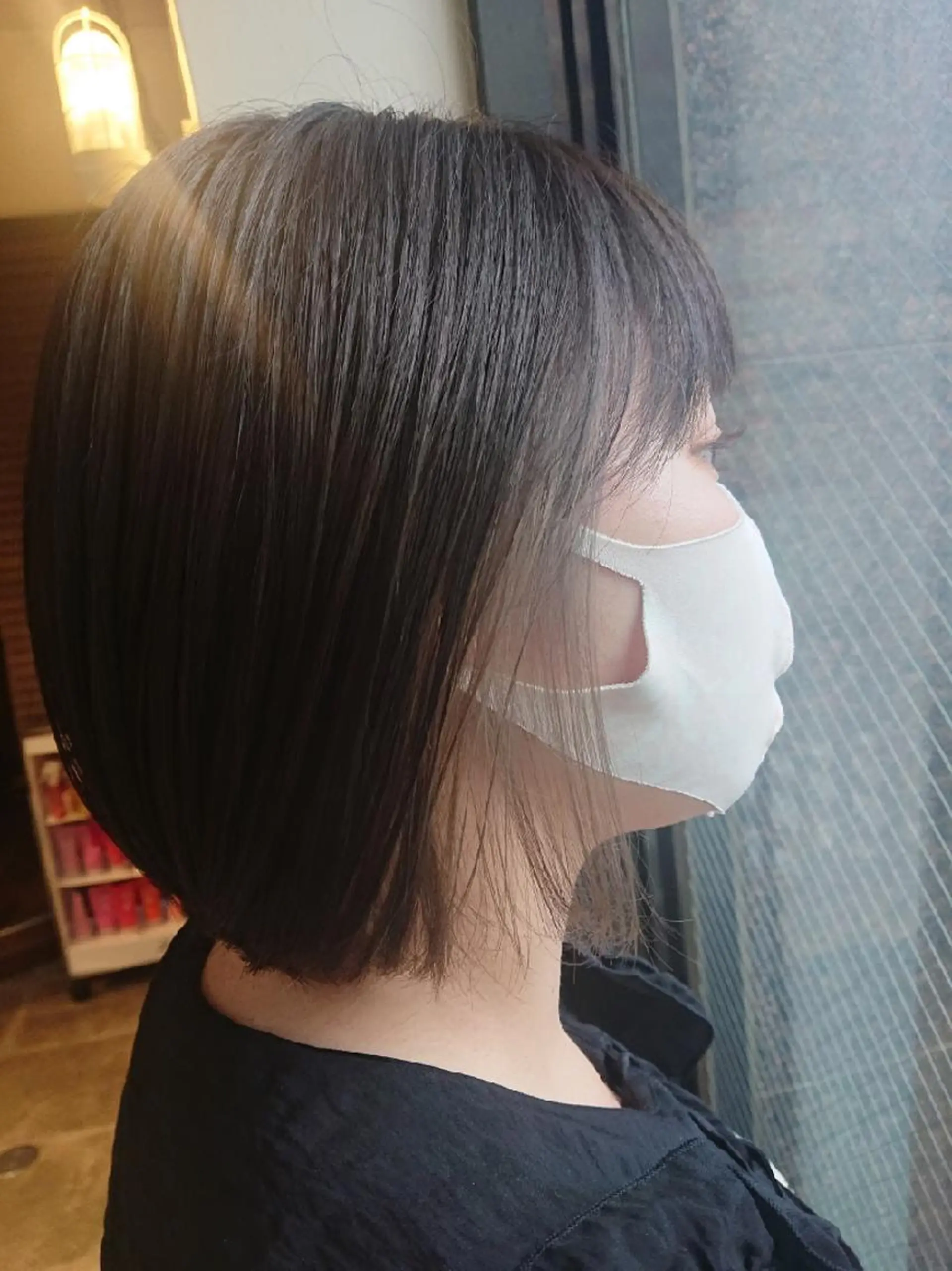 ショート カット ヘアカラー トリートメント alushe 岡 陽子のヘアスタイル