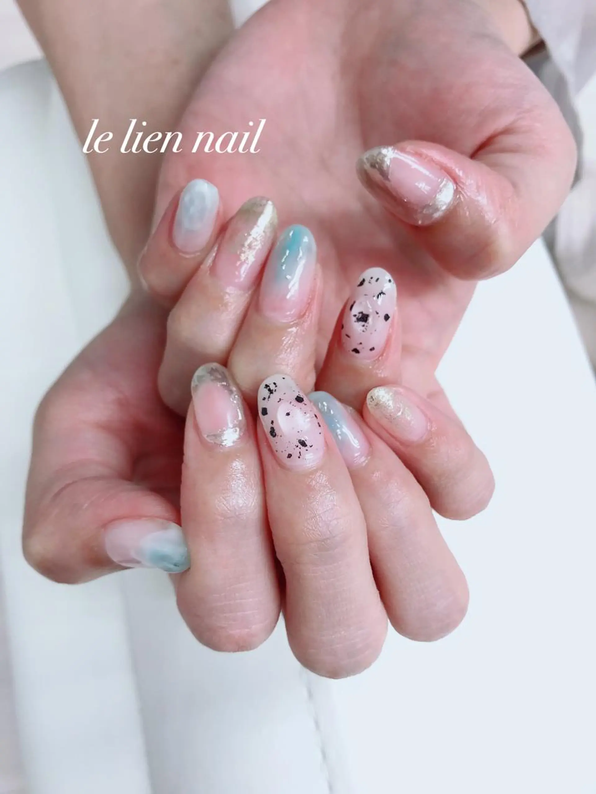 ミディアム ハンドネイル le lien nailのネイルデザイン