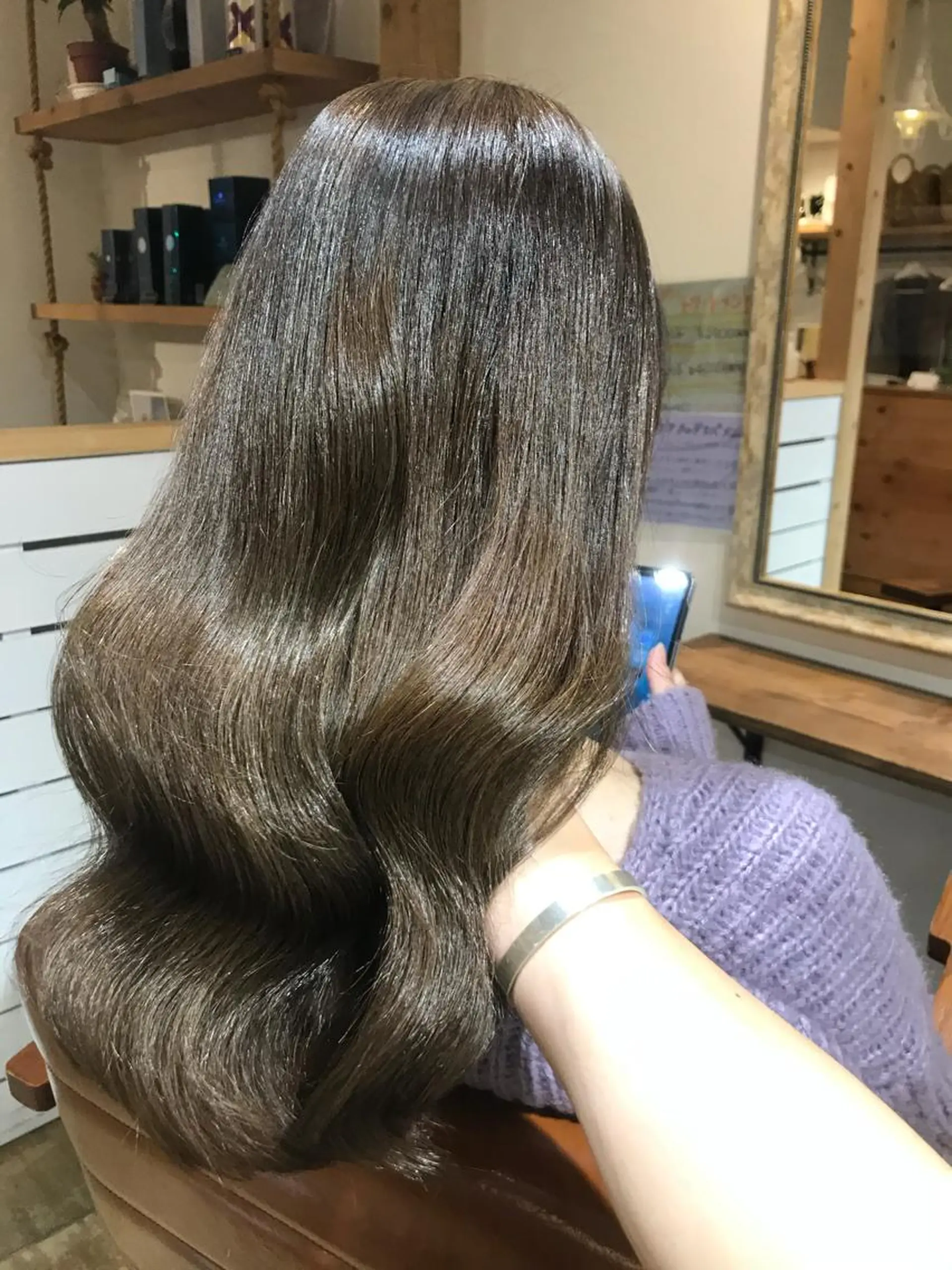 セミロング 渋谷 ミモザワークス タニグチヨシユキのヘアスタイル