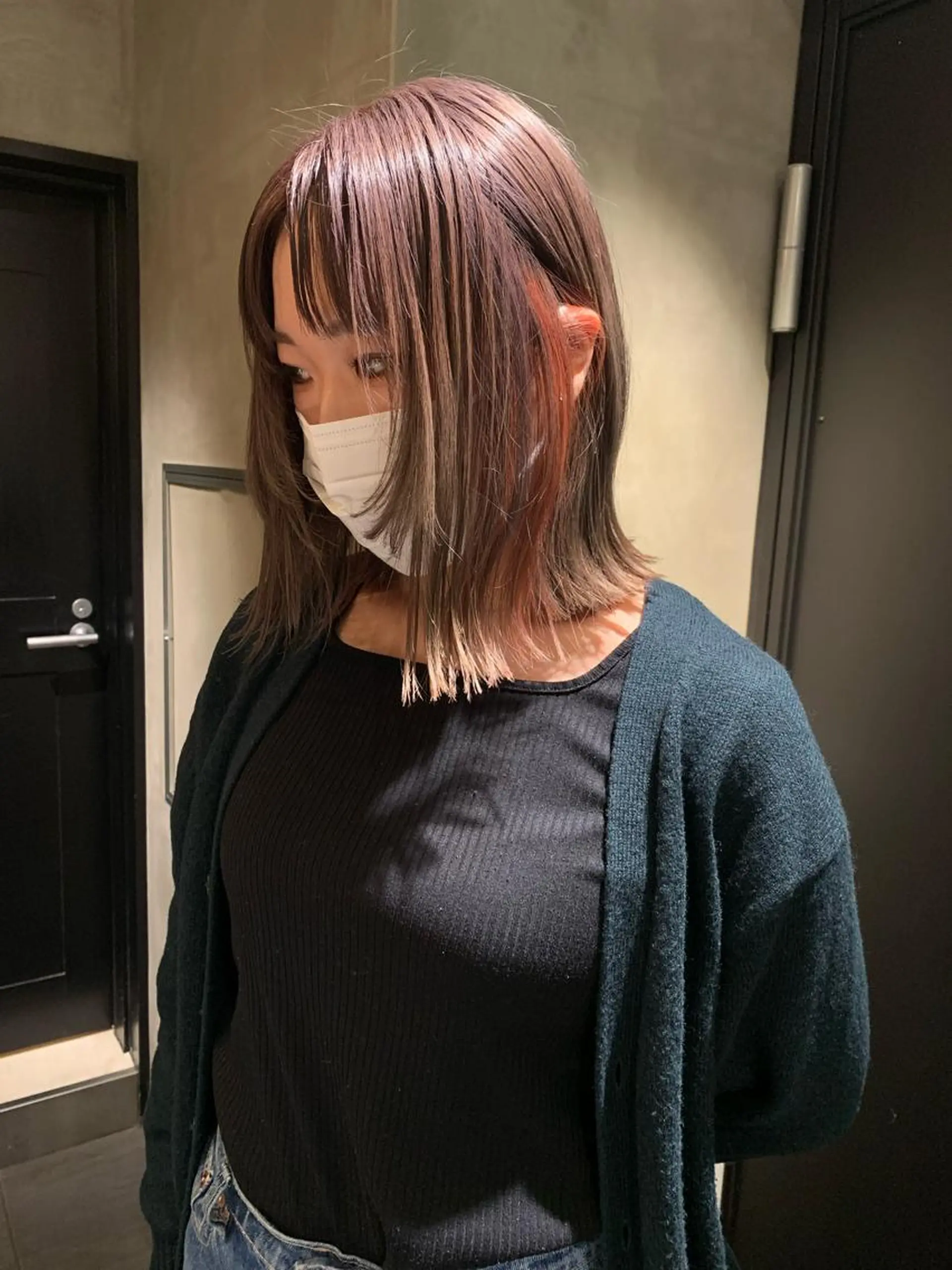 ミディアム カラー ヘアカラー トリートメント アンニュイヘア🪽 ayumiのヘアスタイル