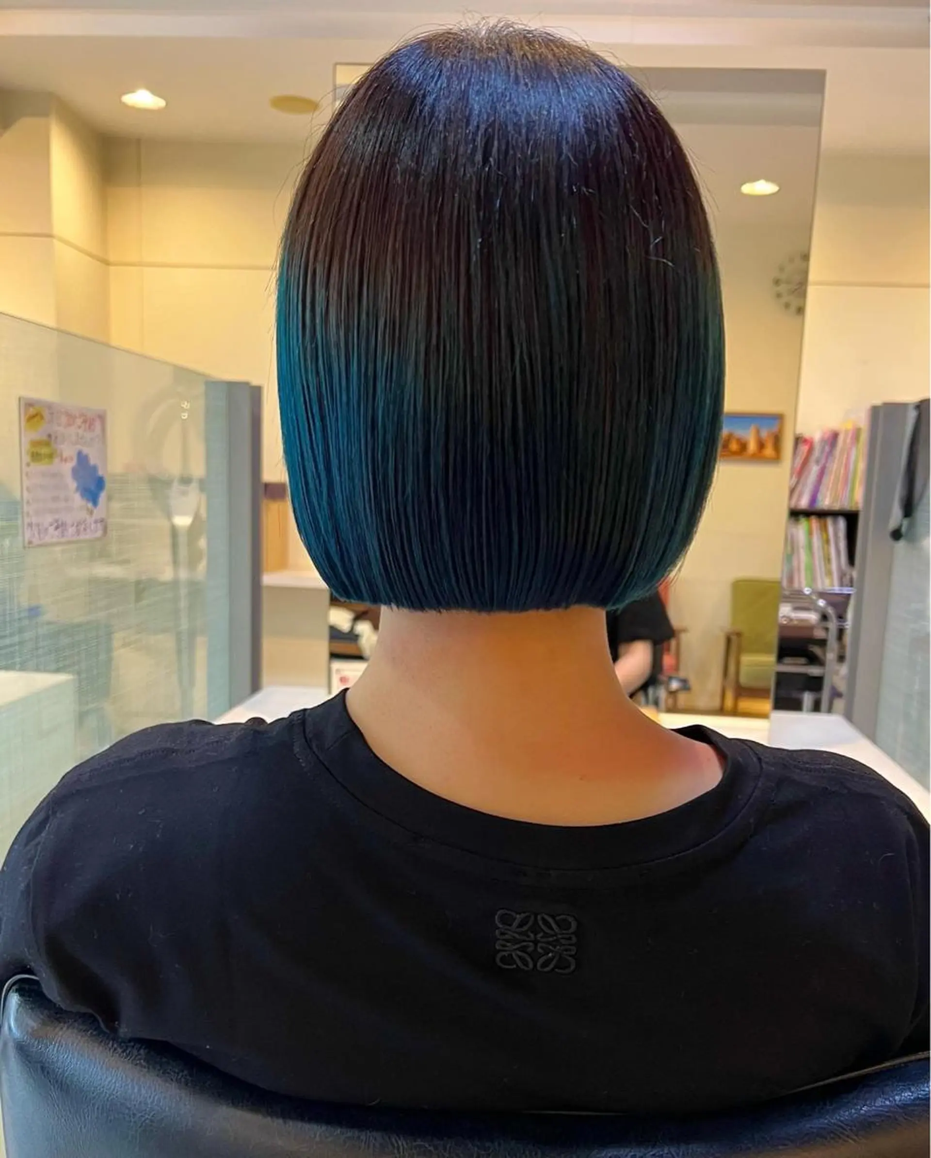 ショート 切りっぱなしボブ ボブ 小澤 奈津美のヘアスタイル
