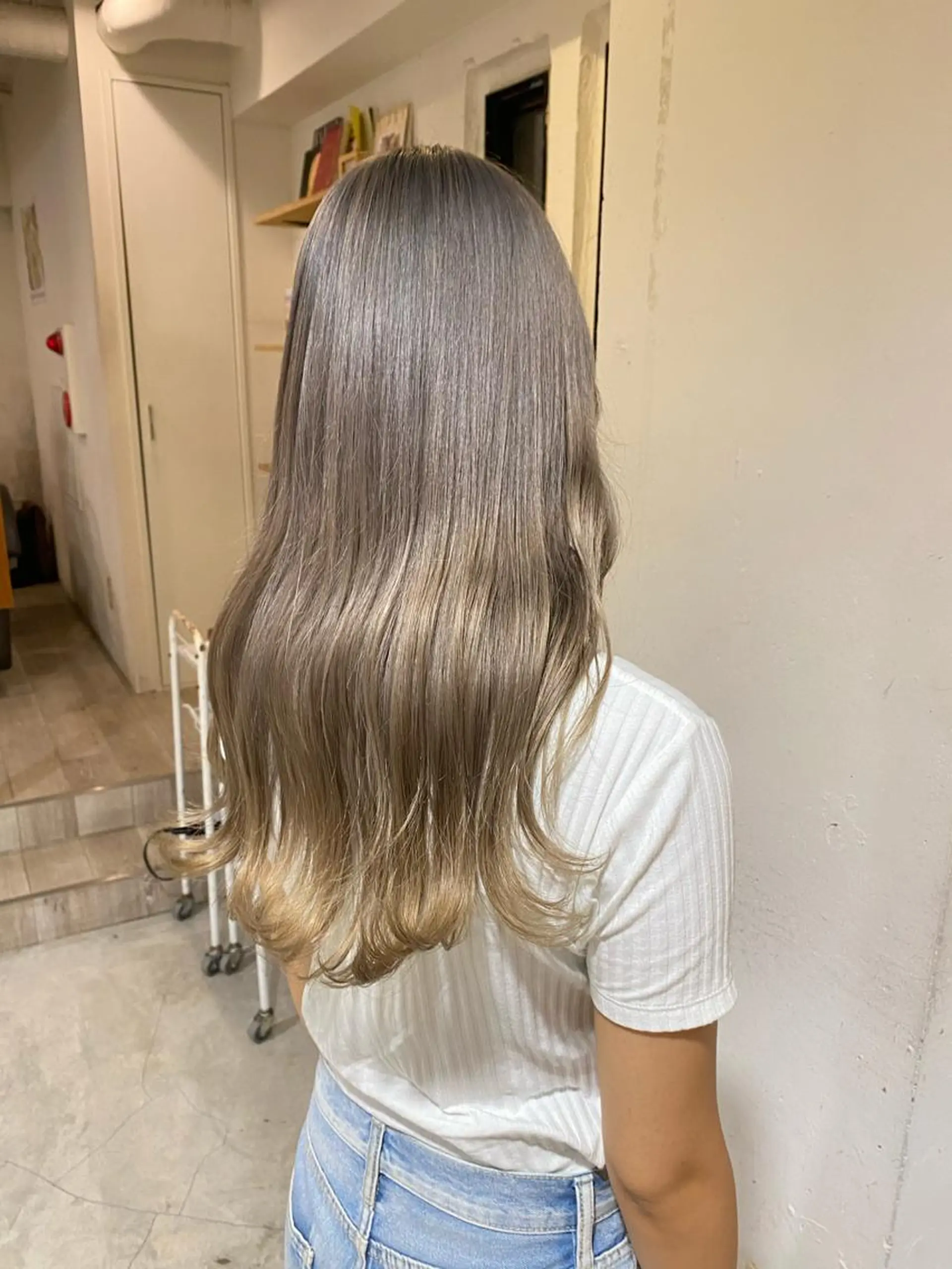 ロング ヘアカラー トリートメント 髙橋 玲渚のヘアスタイル