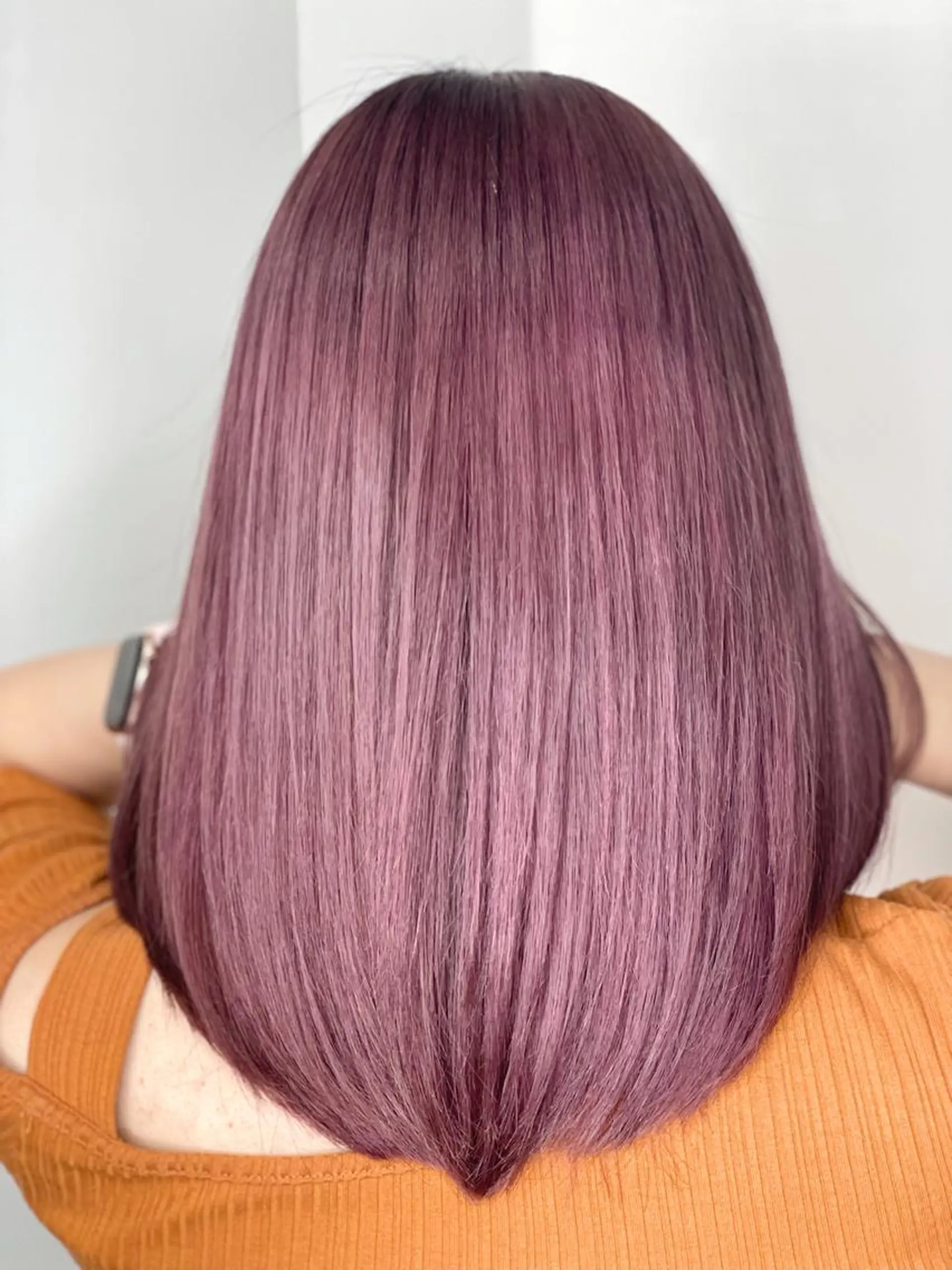 ミディアム カラー ヘアアレンジ ⭐️柏木皇気ブリーチ ムラ修正/他店直しのヘアスタイル