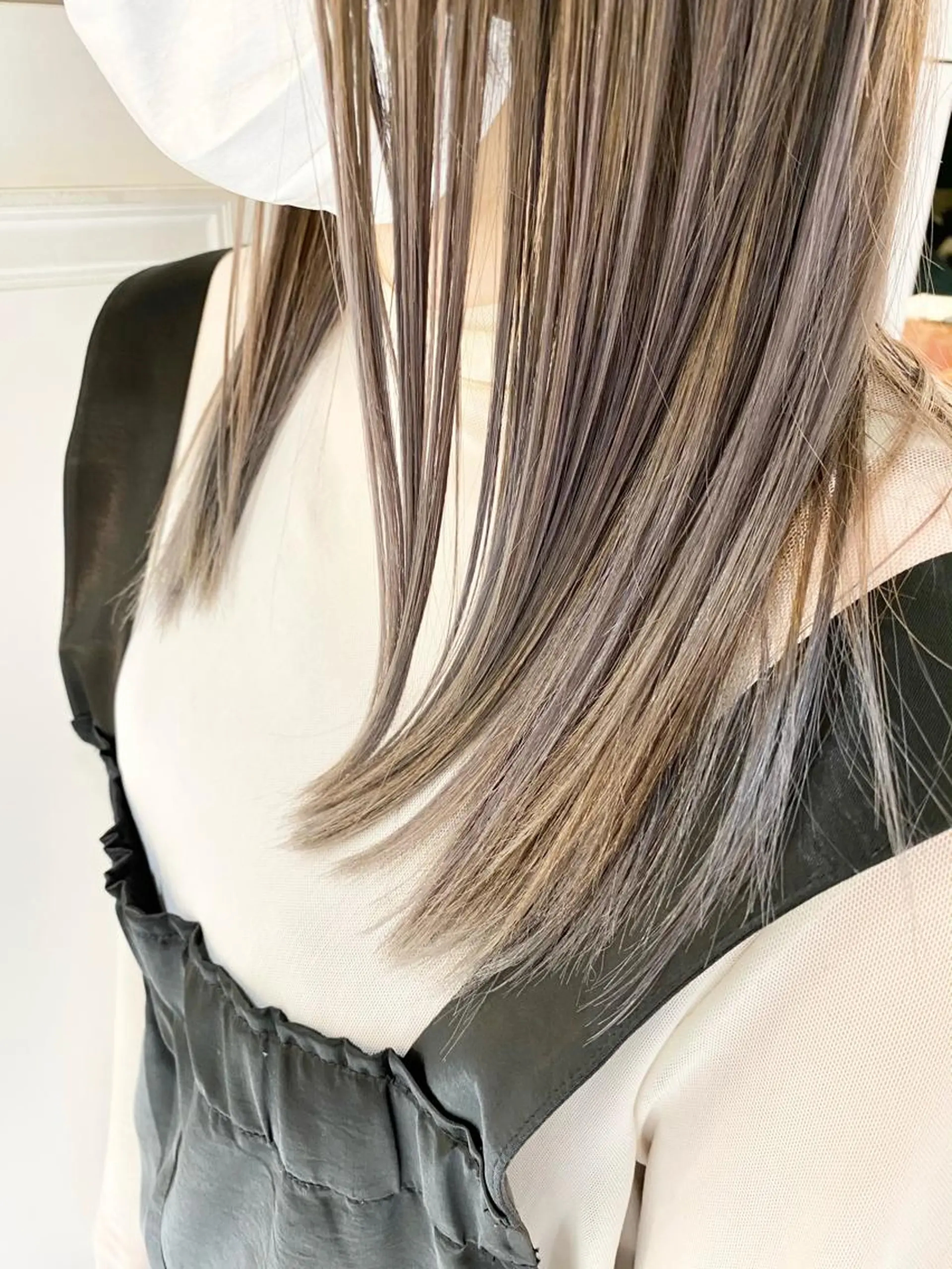 セミロング カラー パーマ ヘアアレンジ ヘアカラー 🌷山田 有友名🌷のヘアスタイル