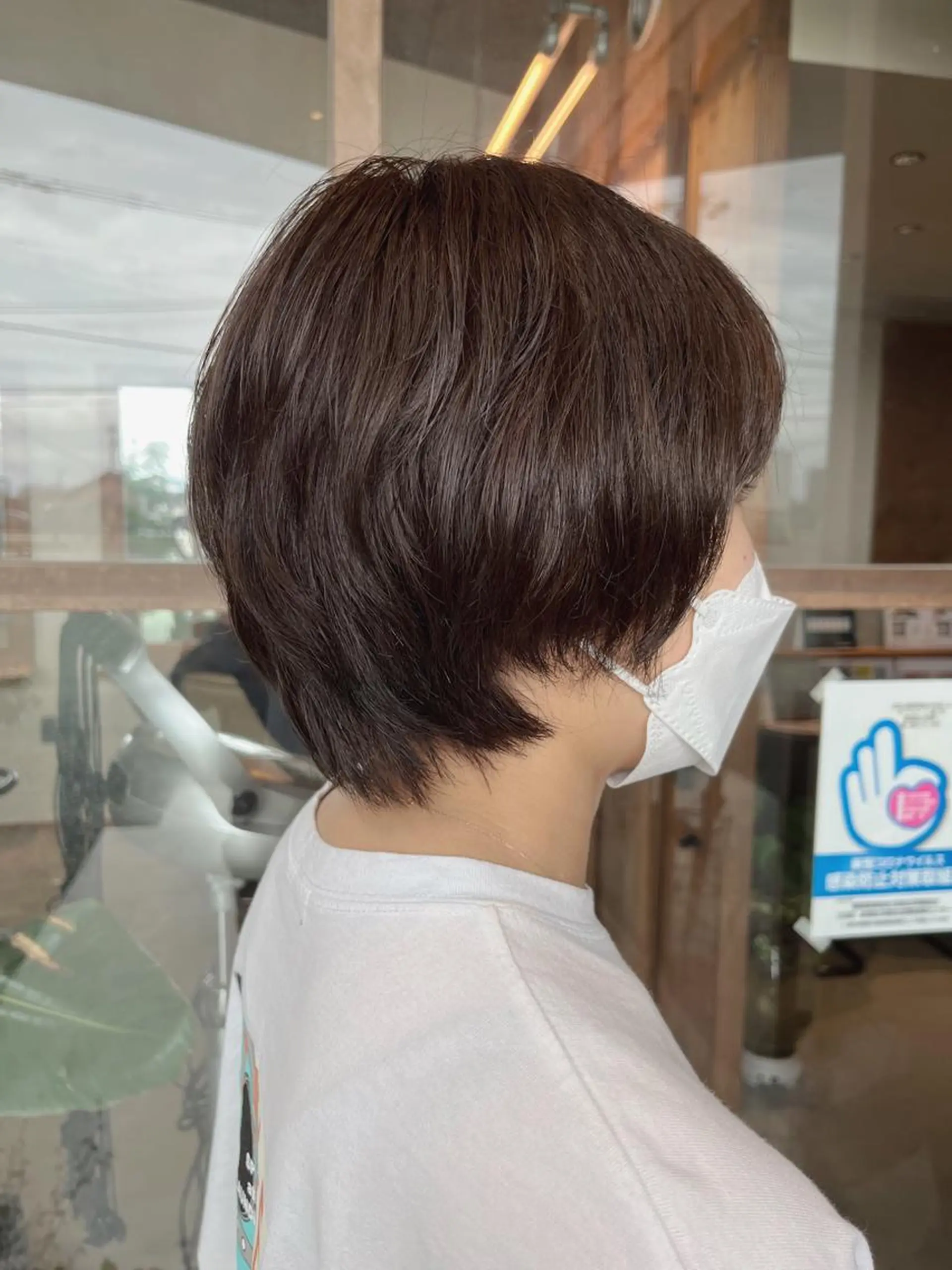 ショート カラー ブラウンカラー マットブラウン ヘアカラー SORA所属・ＳＯＲＡ Ｉｉｅのヘアスタイル