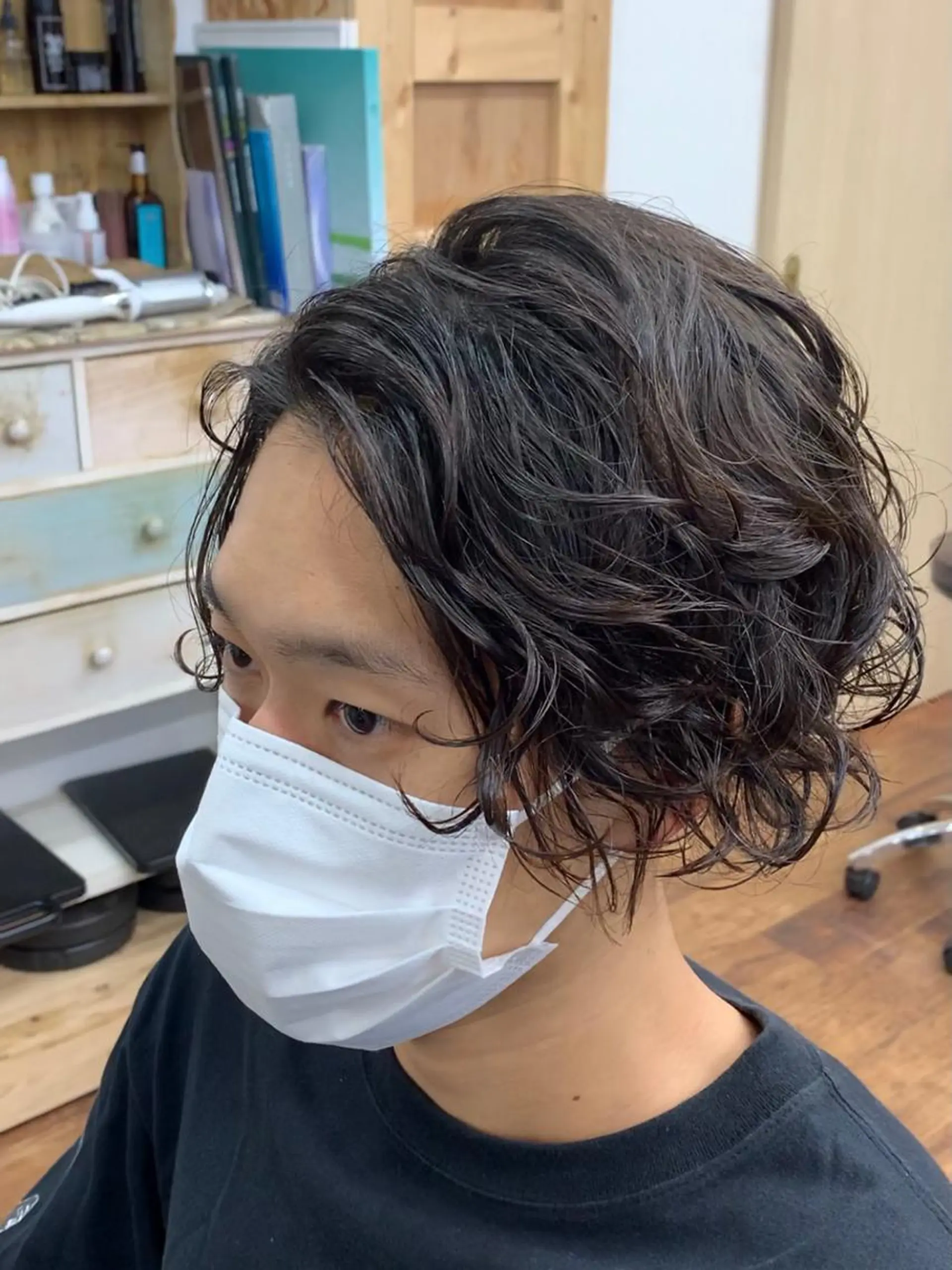 ショート パーマ メンズ クセを最大限に活かす メンズパーマ奈良大祐のヘアスタイル