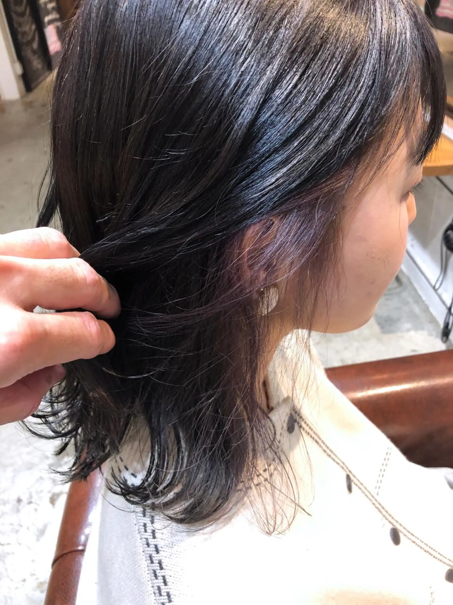 ミディアム カラー パーマ ヘアアレンジ メンズ キッズ ネイル マツエク・マツパ イヤリングカラー パープルカラー シルバー パープル シルバー ヘアカラー トリートメント ⭐️ハイクオリティ カラー杉本雄志⭐️のヘアスタイル