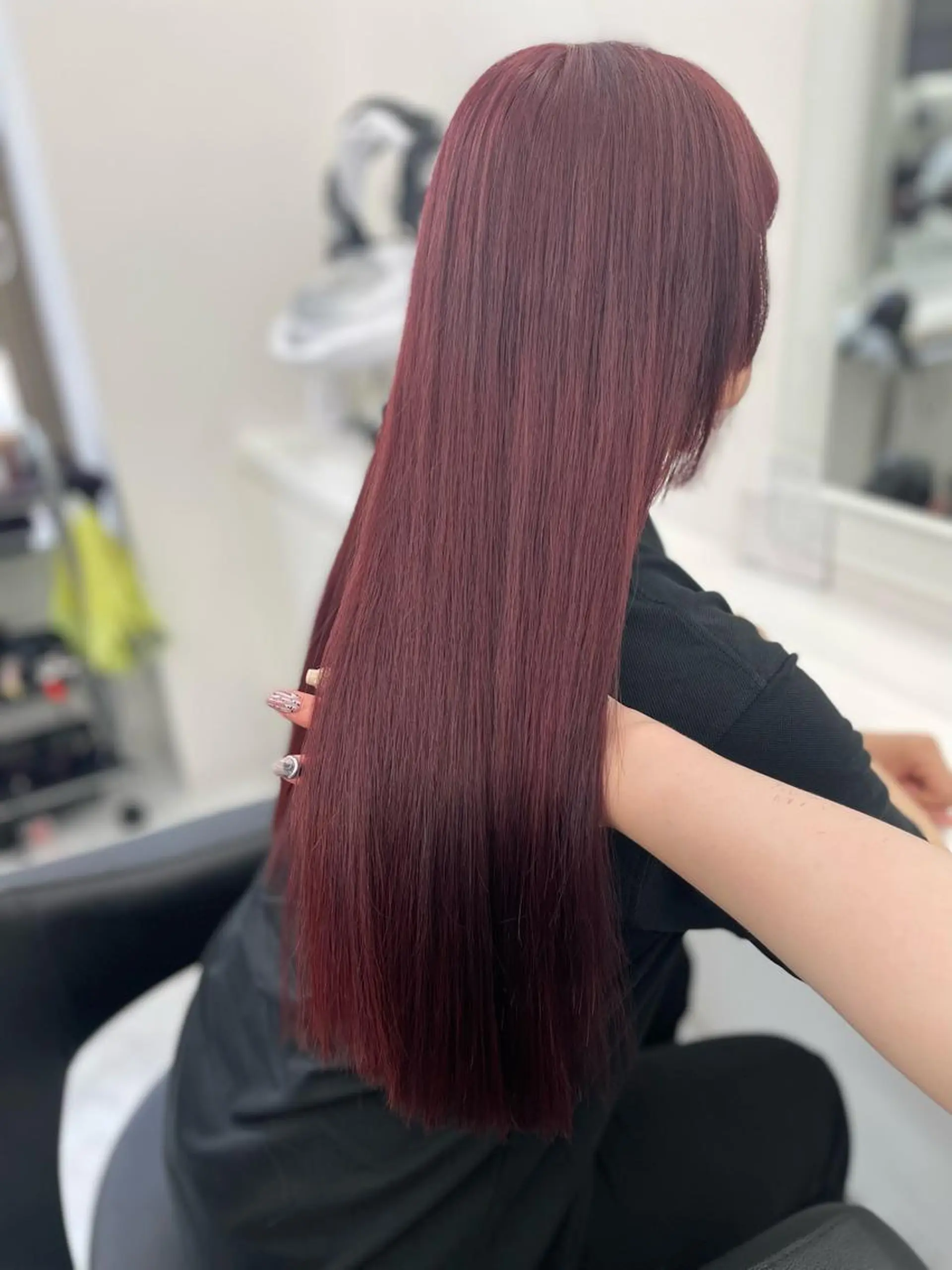 ロング カット ヘアカラー トリートメント ヘアセット GO TODAY SHAiR SALON所属・🤍韓国トレンド ヘア🤍miku🤍のヘアスタイル