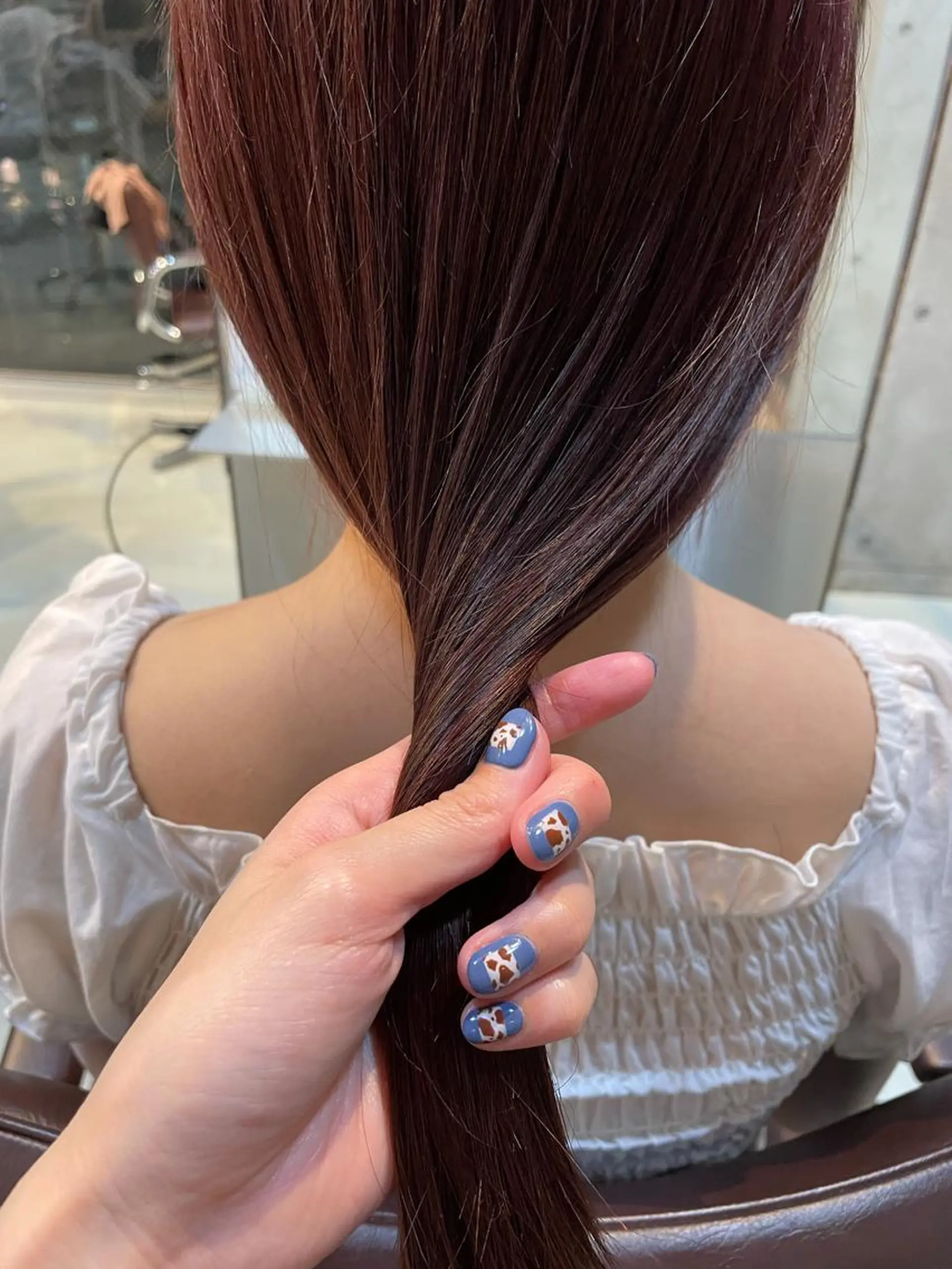 ミディアム カラー ブラウンカラー ピンクカラー ピンクブラウン fifth所属・fifth おのでら ようのヘアスタイル