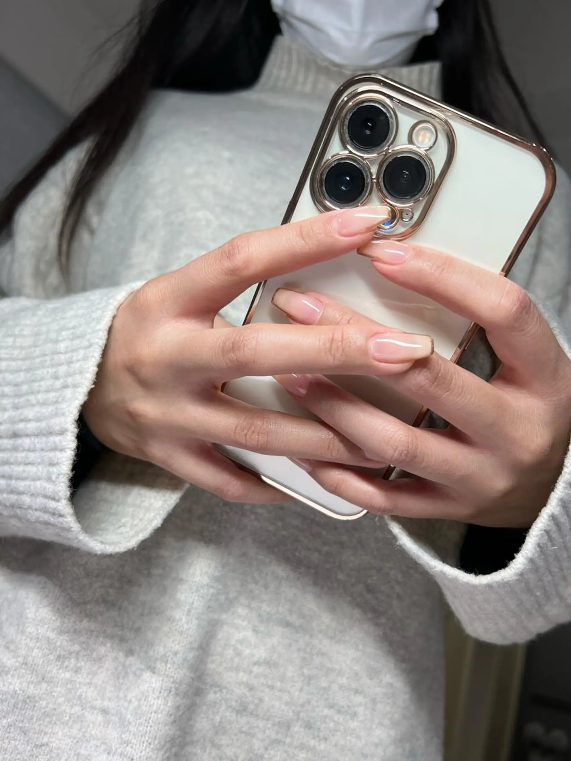 ネイル フレンチネイル ミラーネイル 持ち込み ハンドネイル ハンドケア Charme. NOBUKOのネイルデザイン