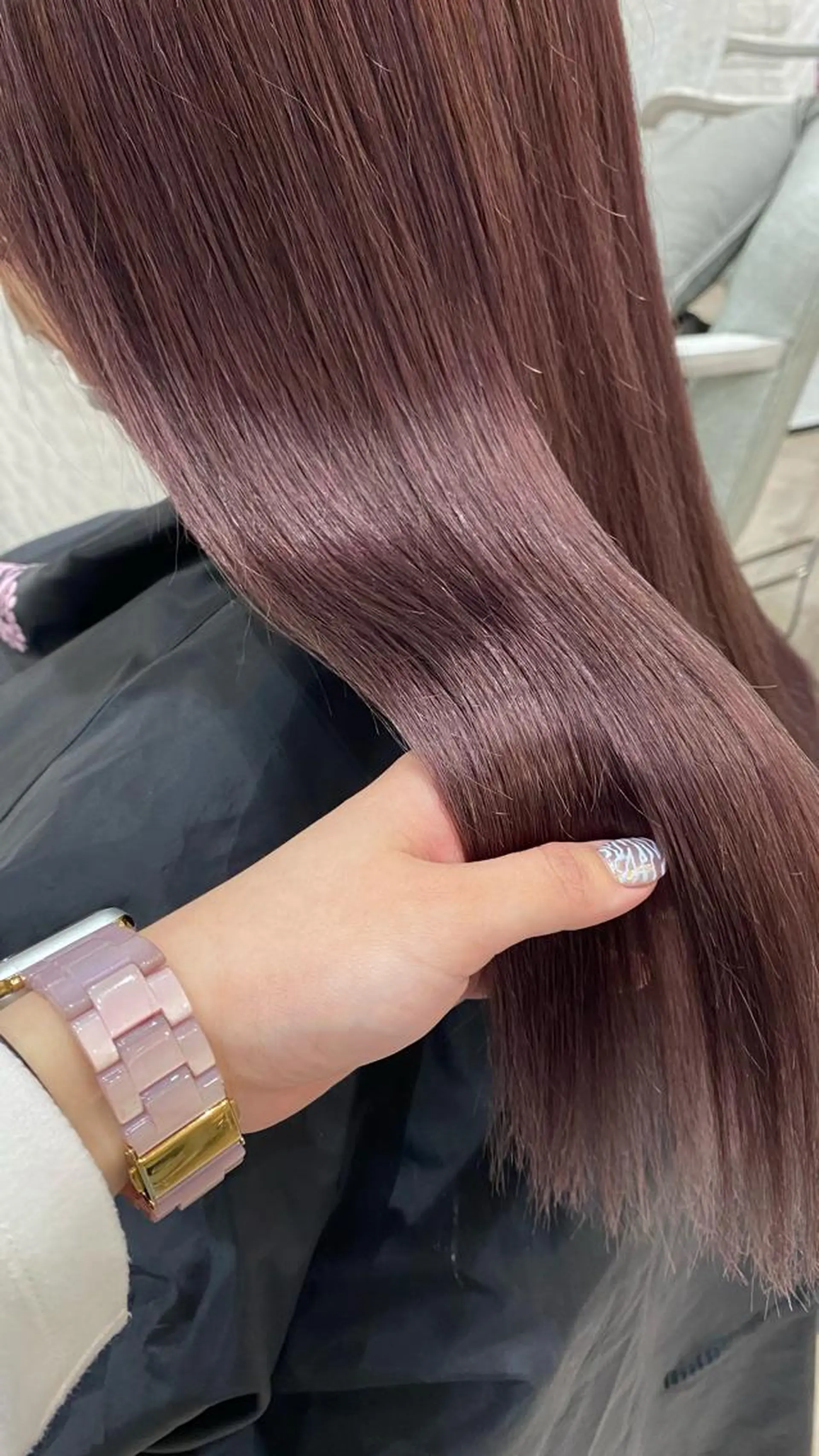 ロング カラー カット ヘアカラー トリートメント ハイトーンカラー 🩷NANAのヘアスタイル