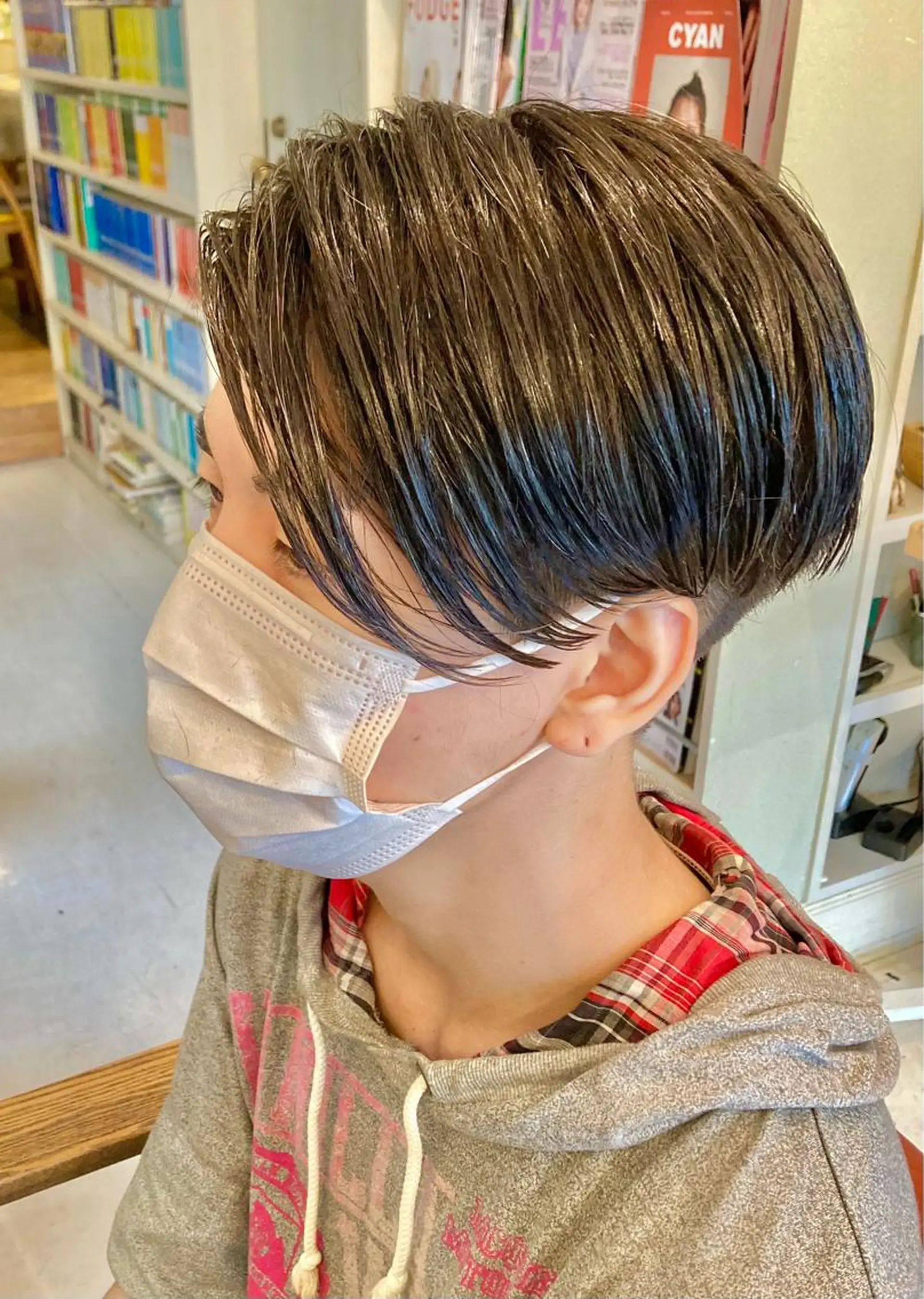 ショート メンズ センターパート ✂︎岡根 京花✂︎のヘアスタイル