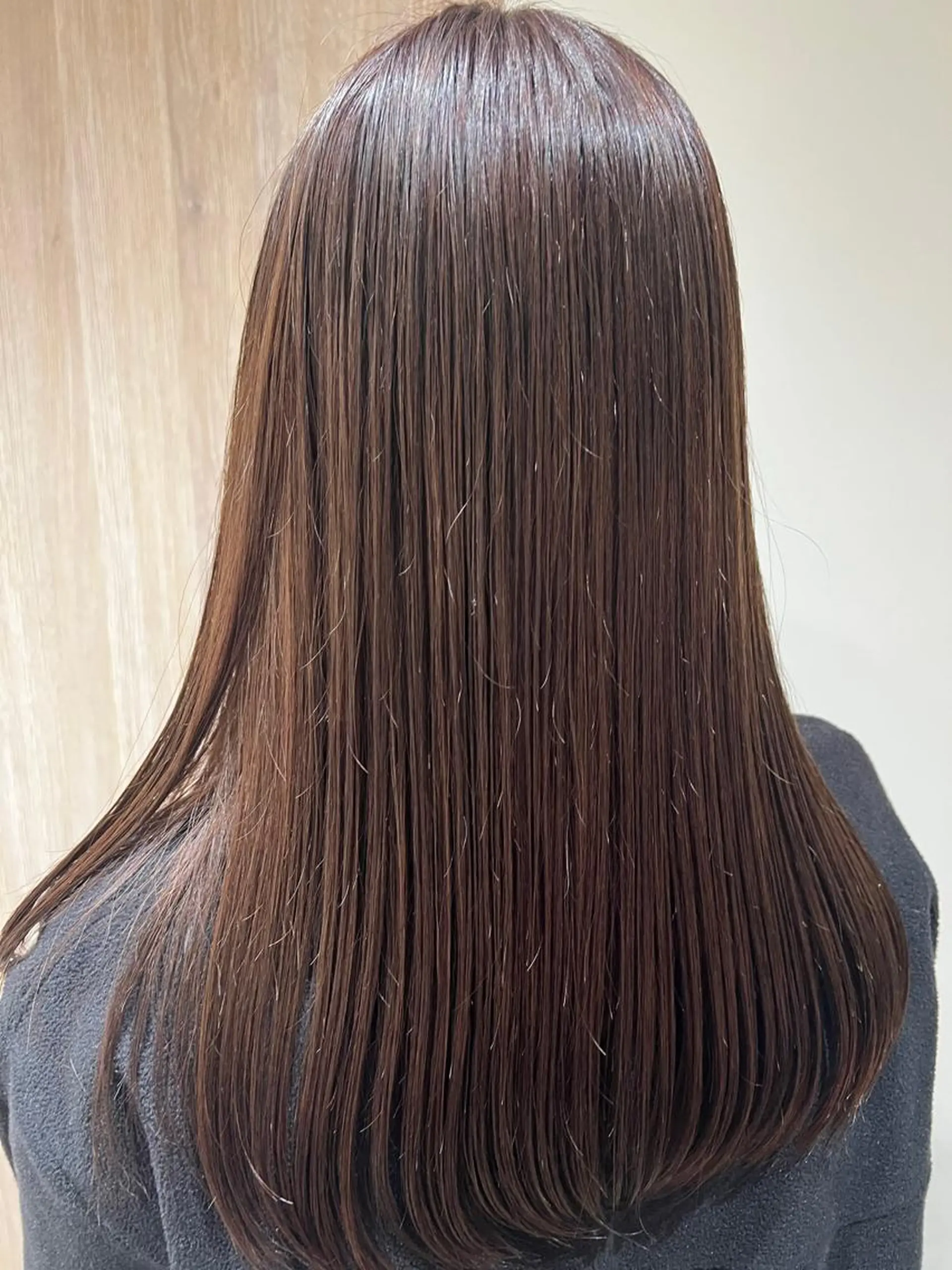 ロング カラー ブリーチ ブラウンカラー 透明感カラー 茂木 未海のヘアスタイル