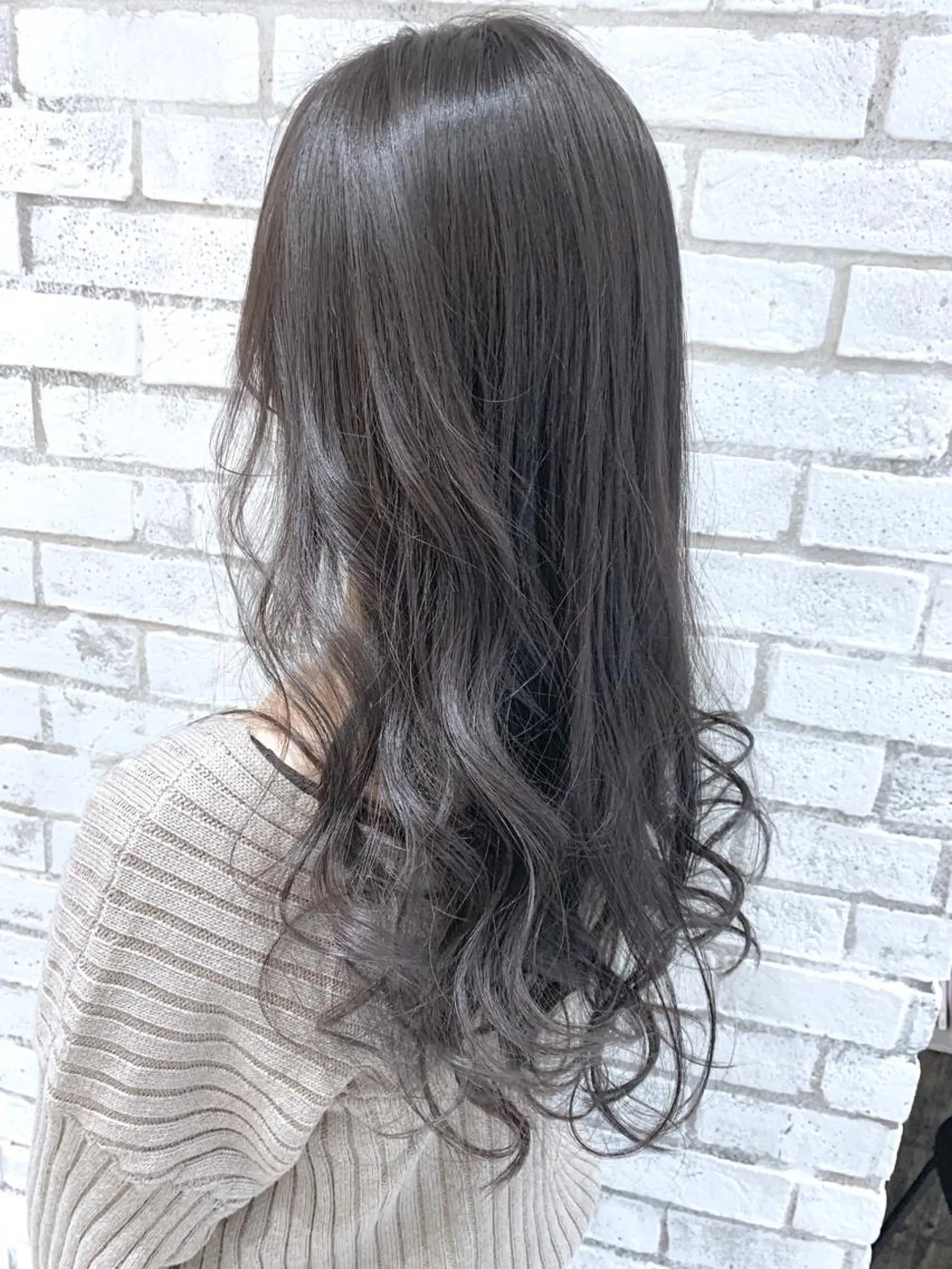 ロング カラー パーマ ヘアアレンジ グレージュ ヘアカラー トリートメント filo byFeria渋谷所属・縮毛矯正/美髪 髪質改善/石田幸輔のヘアスタイル