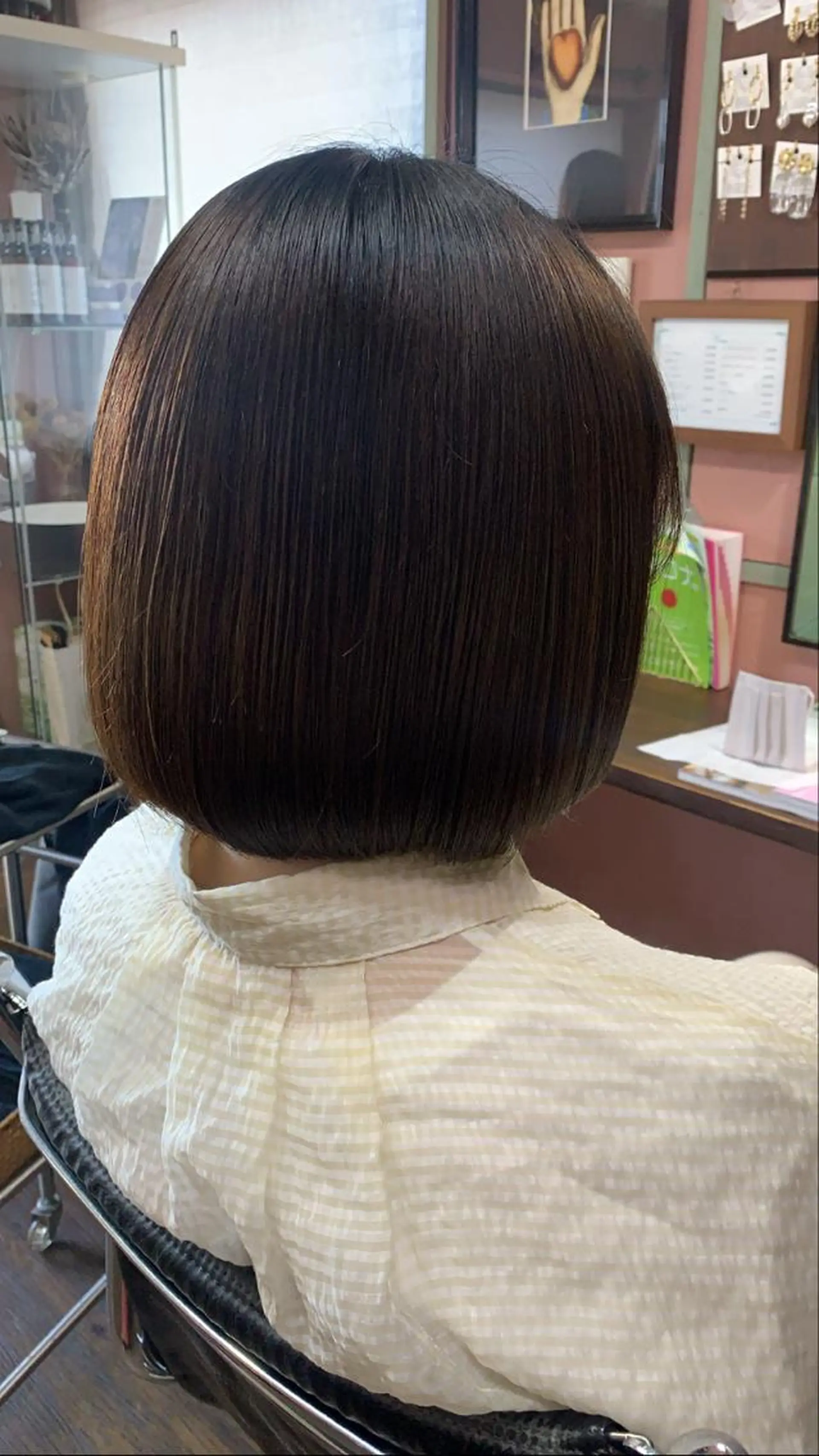 ショート ボブ カット トリートメント chouette/ 根本優希のヘアスタイル