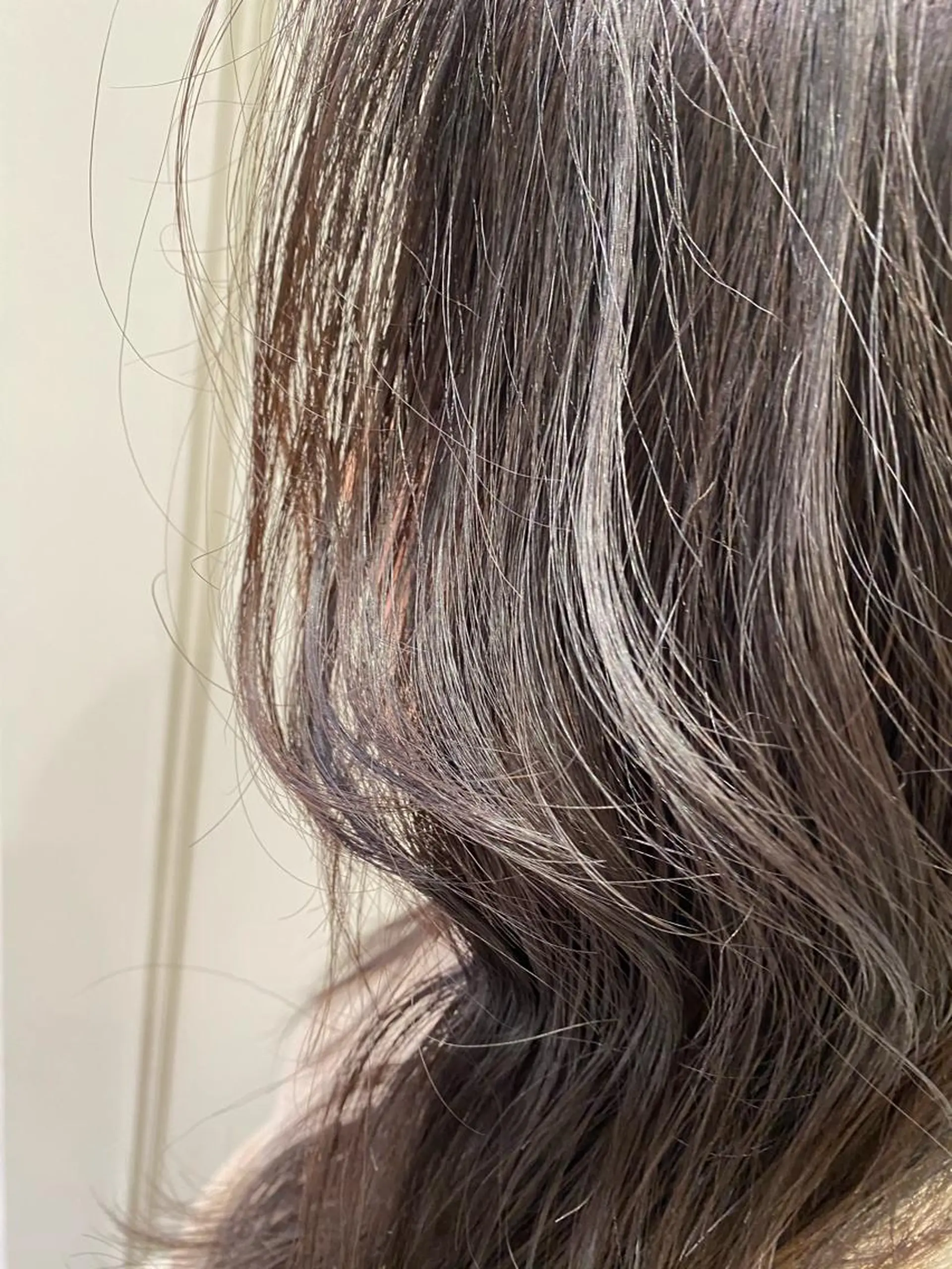 ロング カラー アッシュ 透明感カラー 縮毛矯正 オタク美容師💟 チバコナツのヘアスタイル