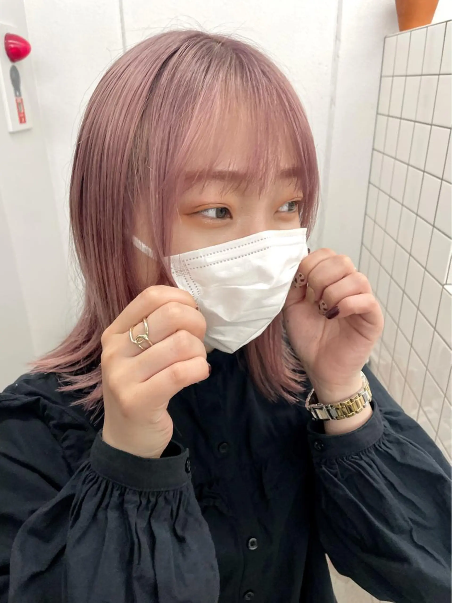 ミディアム カラー ヘアカラー 関 京磨のヘアスタイル