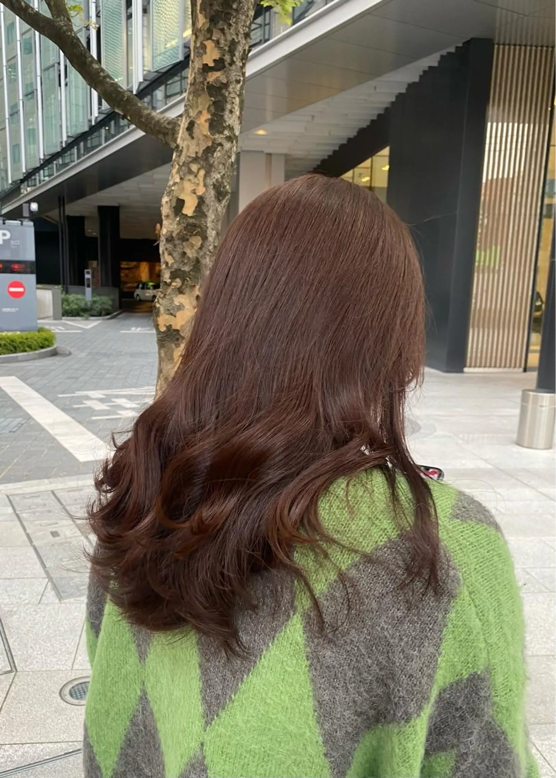 セミロング カットモデル/ 透明感ヘア/成瀬裕介のヘアスタイル