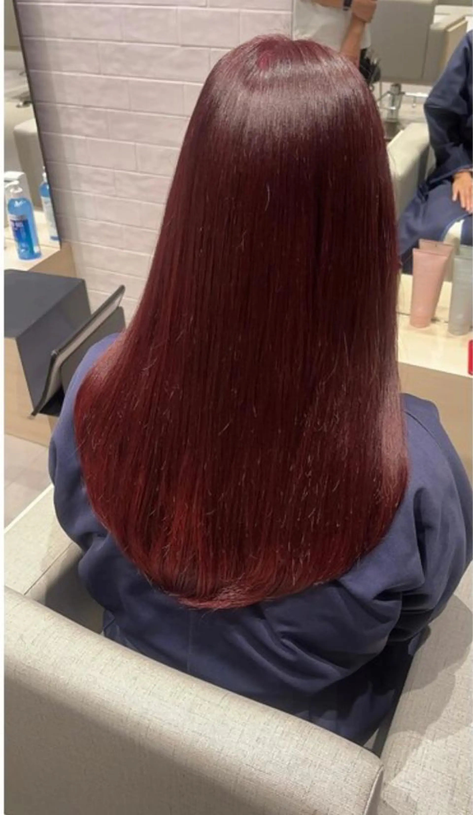 ロング ヘアカラー トリートメント 🤍 ももか🤍のヘアスタイル